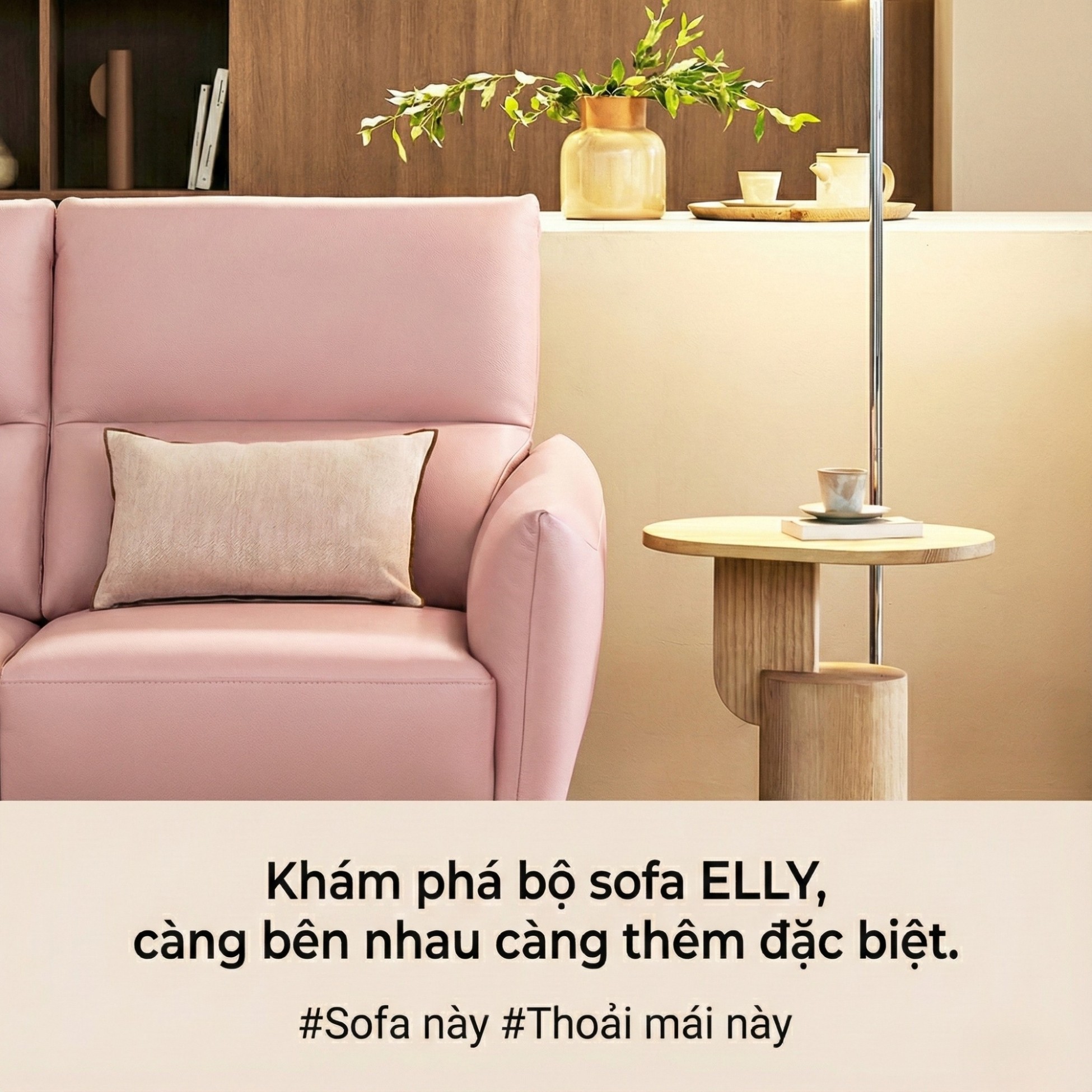 sofa elly sofa da dáng đơn hiện đại