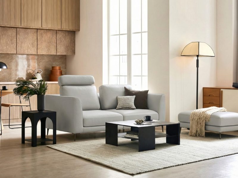 Sofa FIRSTLIGHT - Sofa Băng Bọc Da Cao Cấp Dạng Mô-đun Tùy Chỉnh