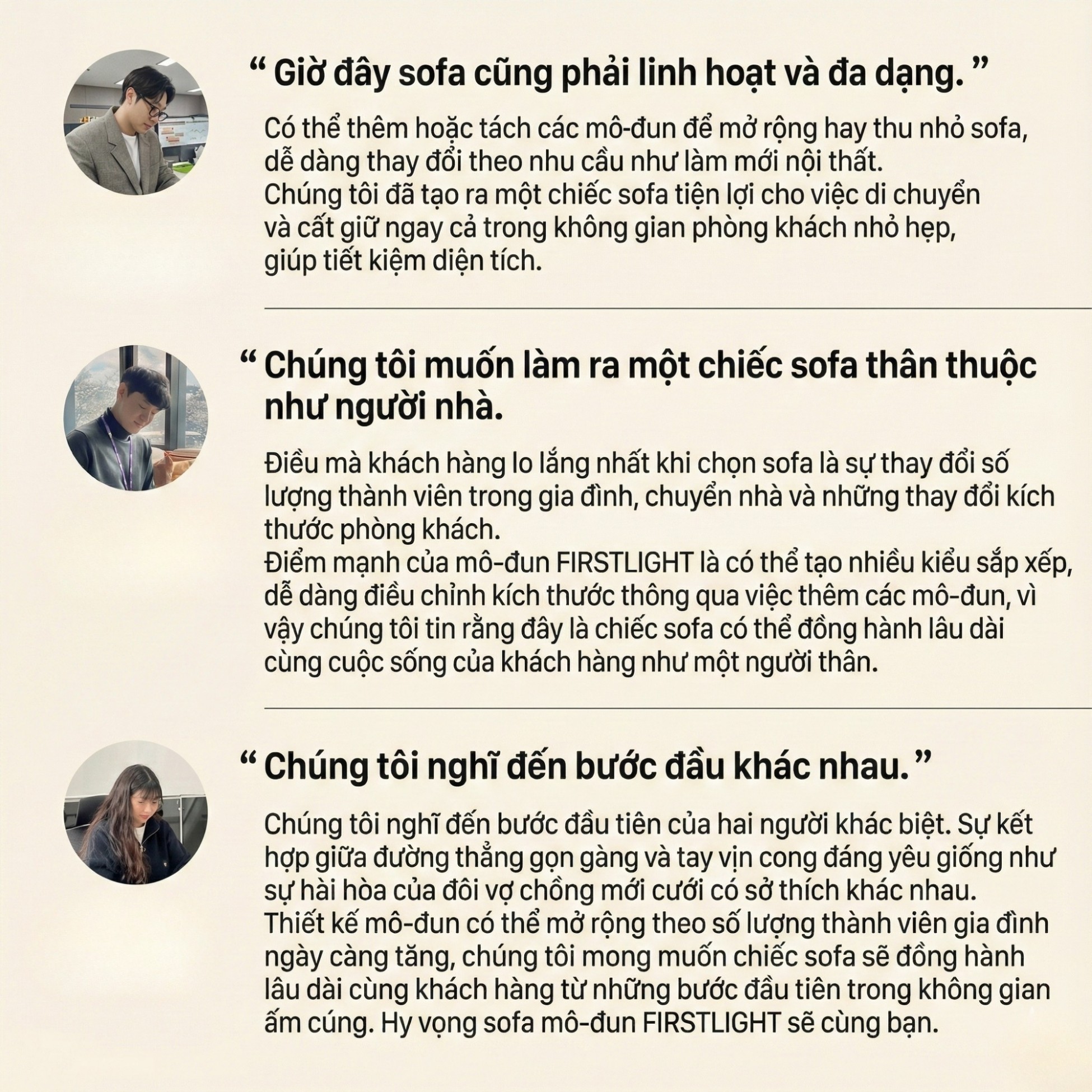 Sofa FIRSTLIGHT - Sofa Băng Bọc Da Cao Cấp Dạng Mô-đun Tùy Chỉnh