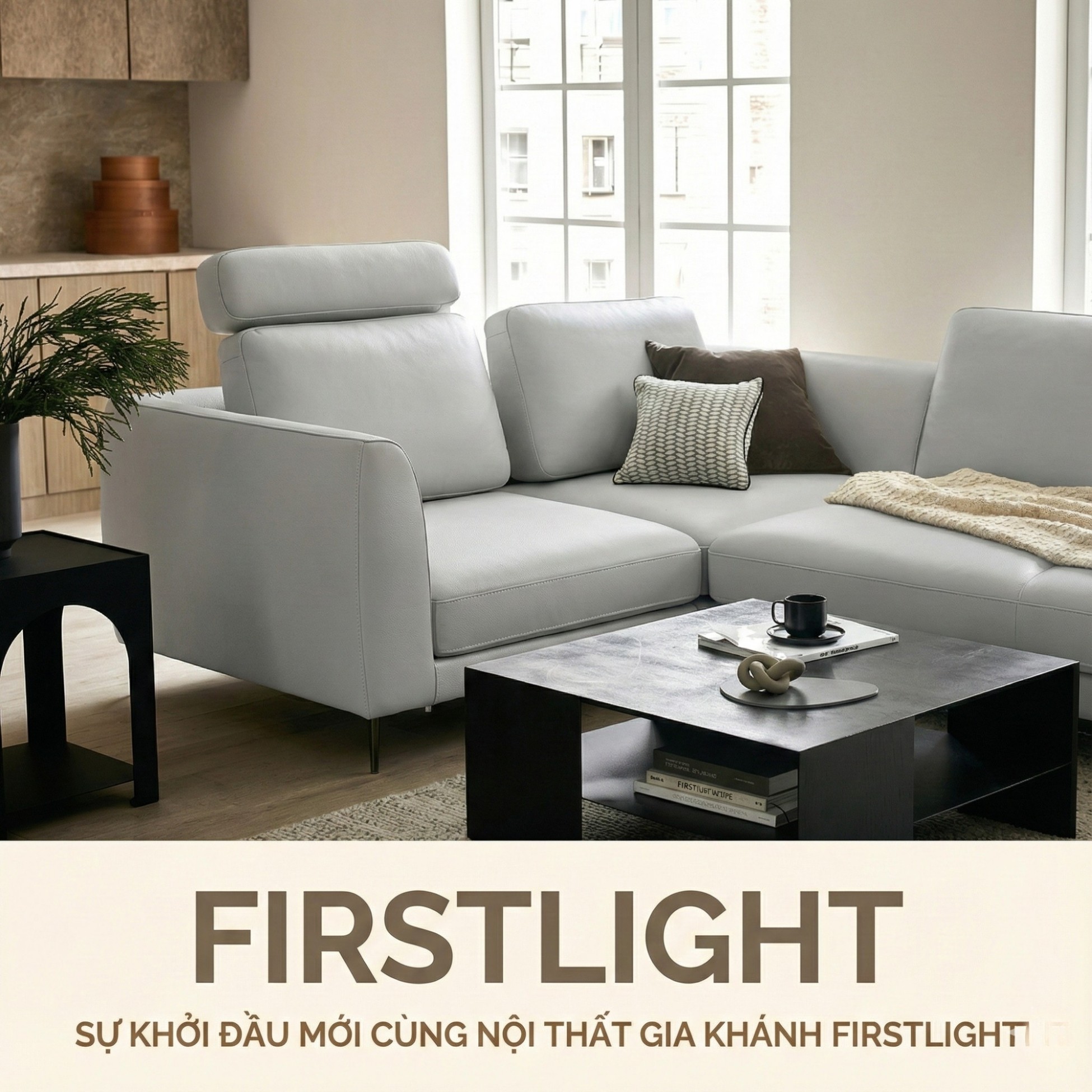 Sofa FIRSTLIGHT - Sofa Băng Bọc Da Cao Cấp Dạng Mô-đun Tùy Chỉnh