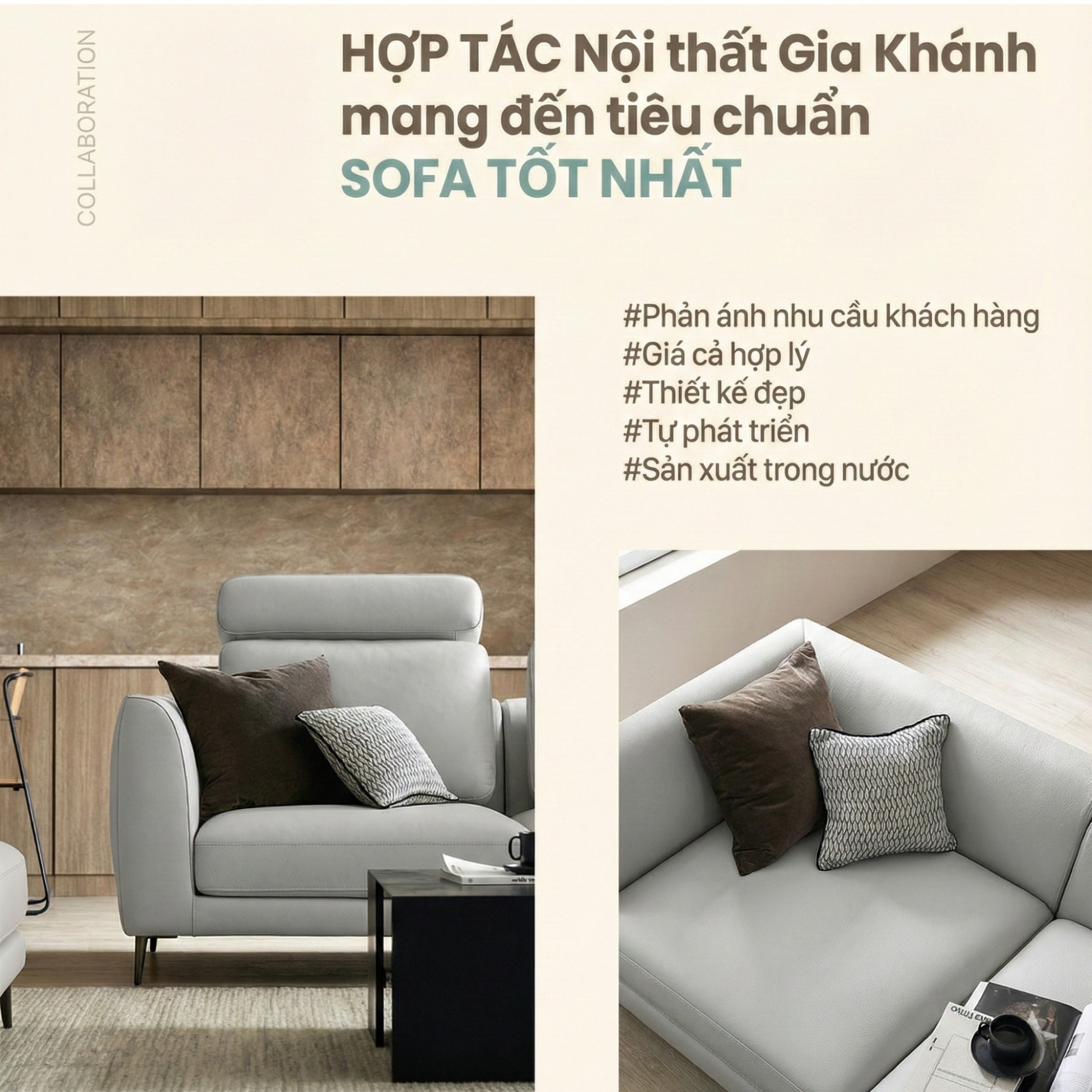 Sofa FIRSTLIGHT - Sofa Băng Bọc Da Cao Cấp Dạng Mô-đun Tùy Chỉnh