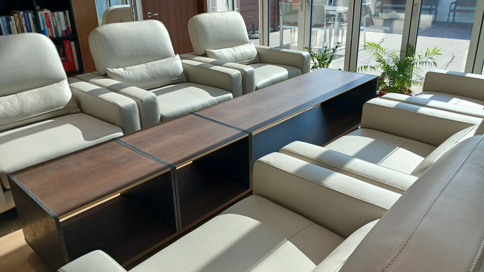 Sofa FLORENT - Sofa Bành Bọc Da Cao Cấp Với Tựa Lưng Điều Chỉnh