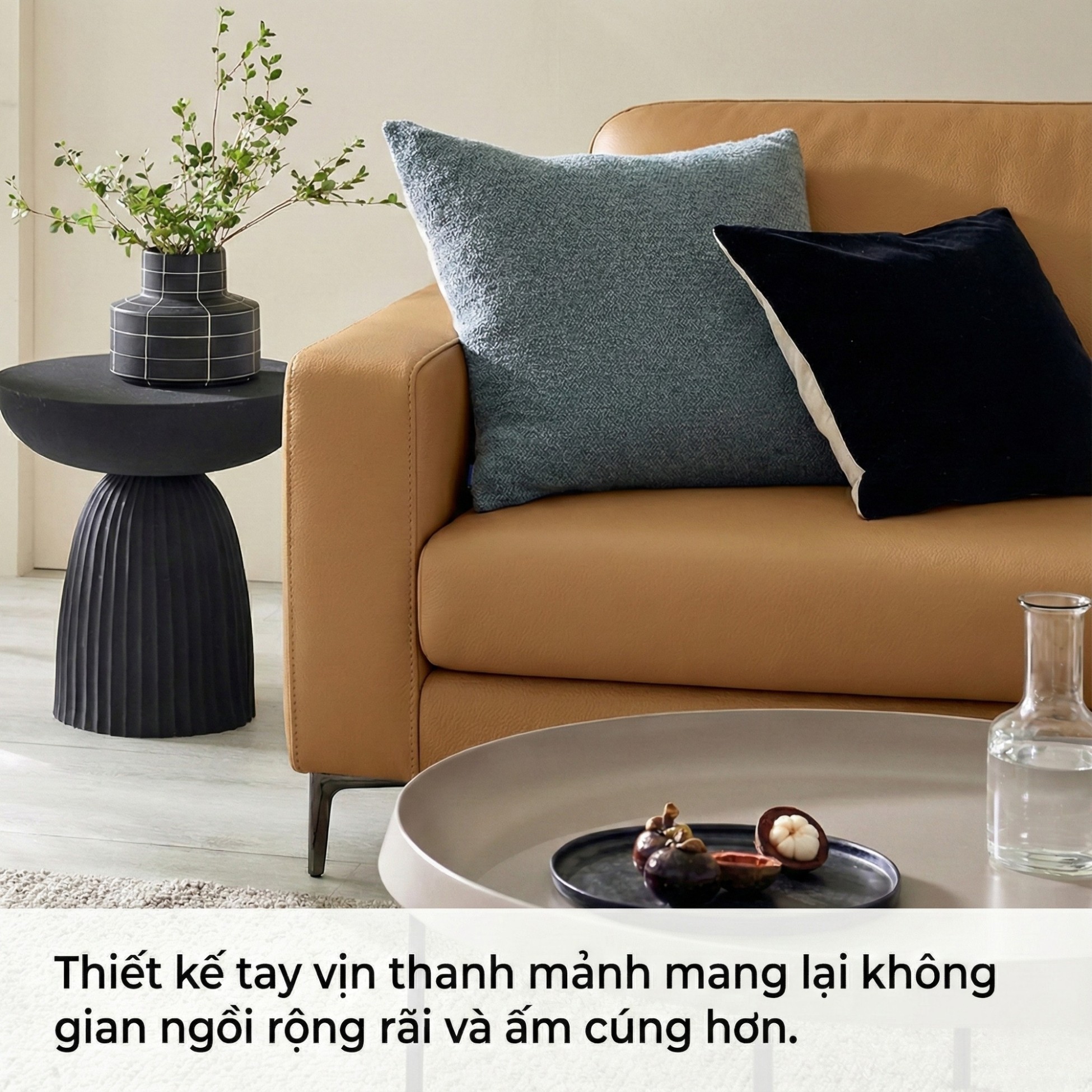 Sofa FLORENT - Sofa Bành Bọc Da Cao Cấp Với Tựa Lưng Điều Chỉnh