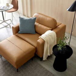 Sofa FLORENT - Sofa Bành Bọc Da Cao Cấp Với Tựa Lưng Điều Chỉnh