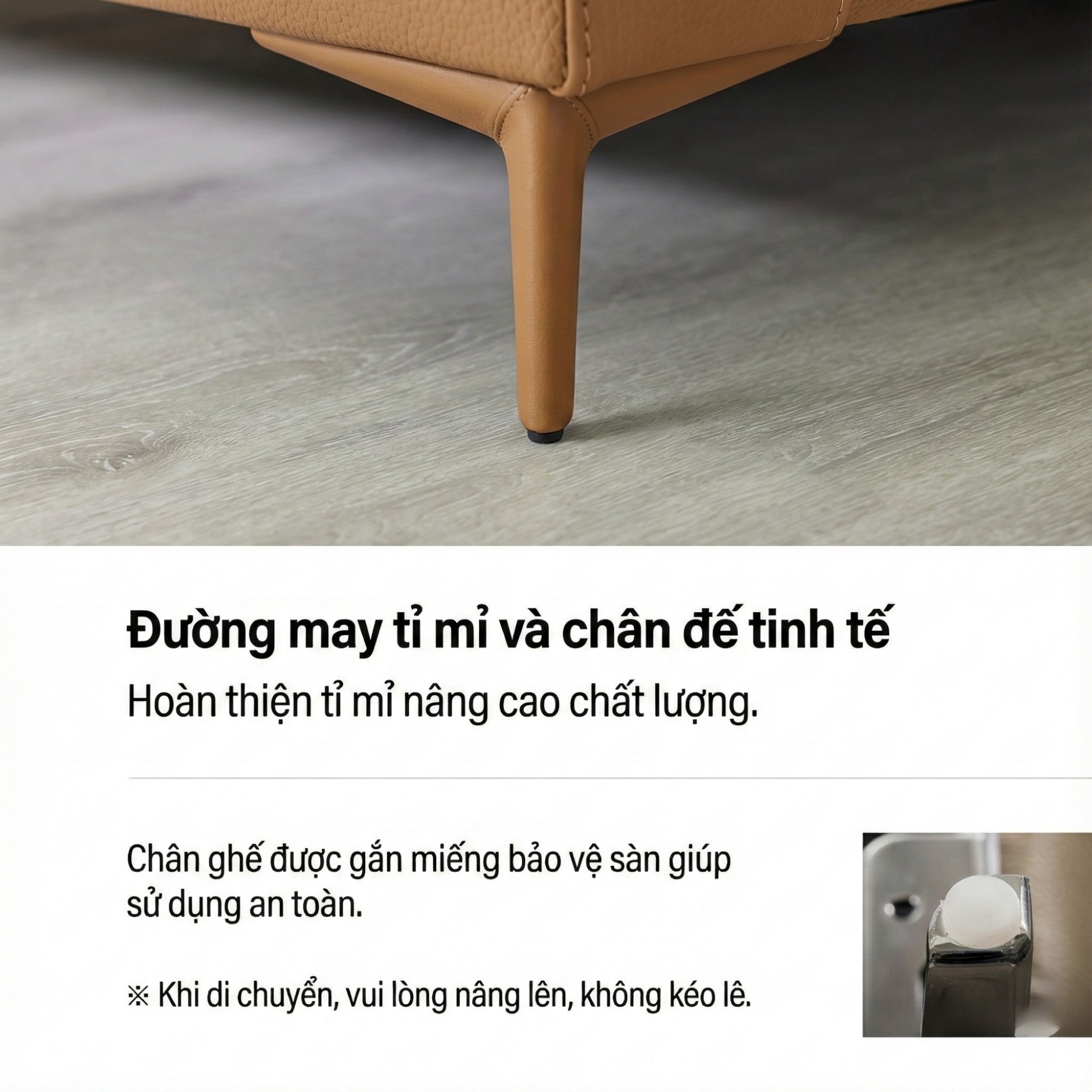 Sofa FLORENT - Sofa Bành Bọc Da Cao Cấp Với Tựa Lưng Điều Chỉnh