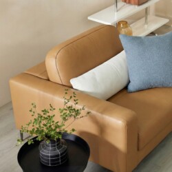 Sofa FLORENT - Sofa Bành Bọc Da Cao Cấp Với Tựa Lưng Điều Chỉnh