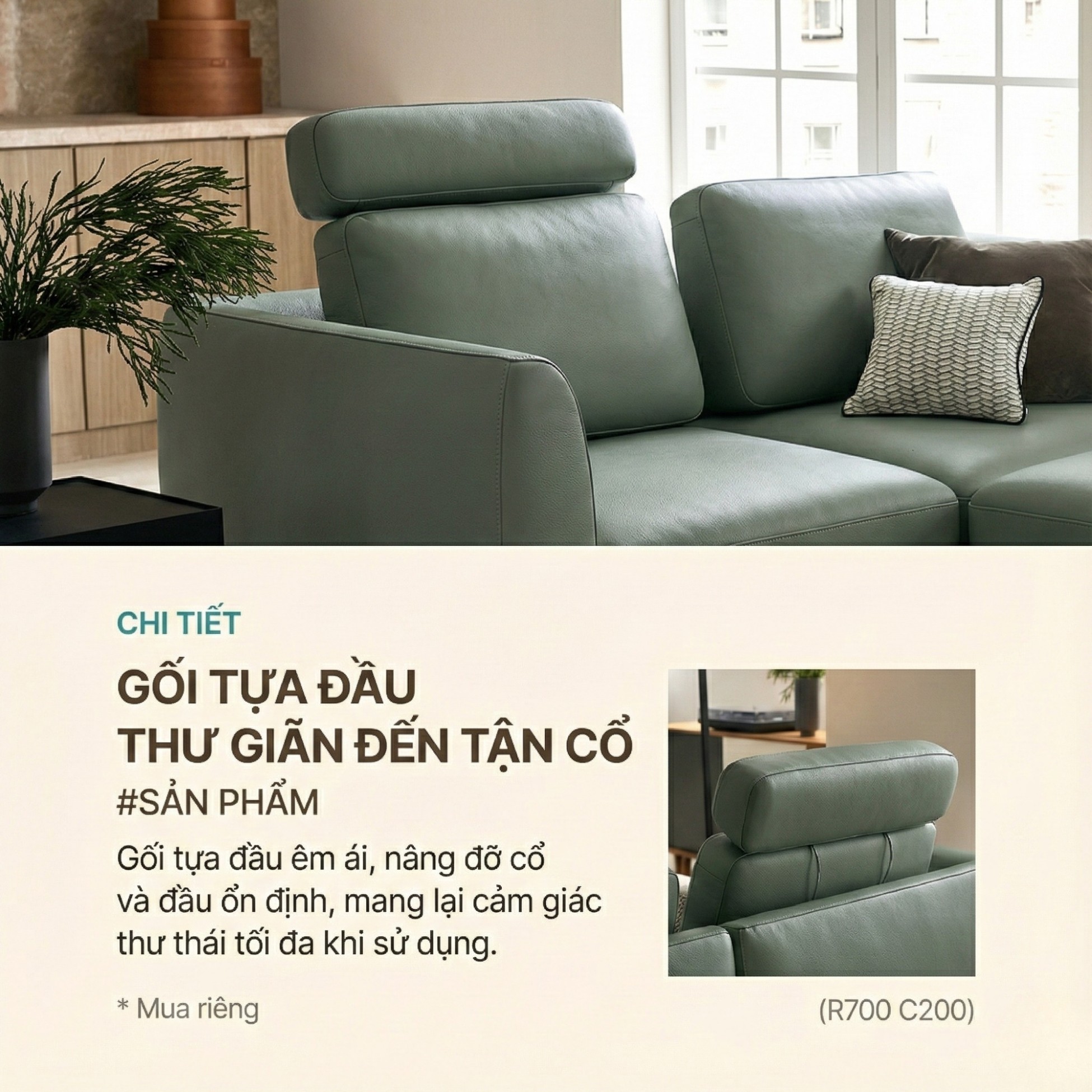 Sofa GENESIS – Sofa Da Cao Cấp Module Hiện Đại Tối Giản