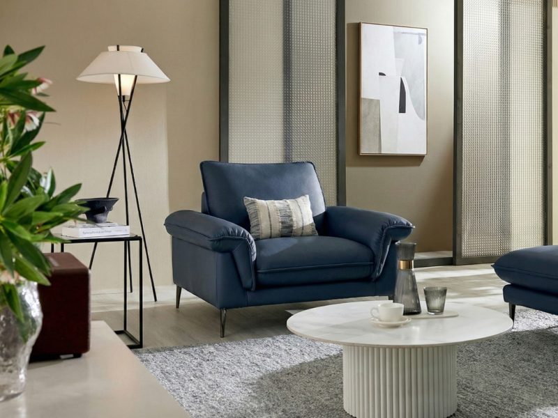 Sofa HALO – Sofa Da Cao Cấp Hiện Đại Êm Ái Cho Phòng Khách