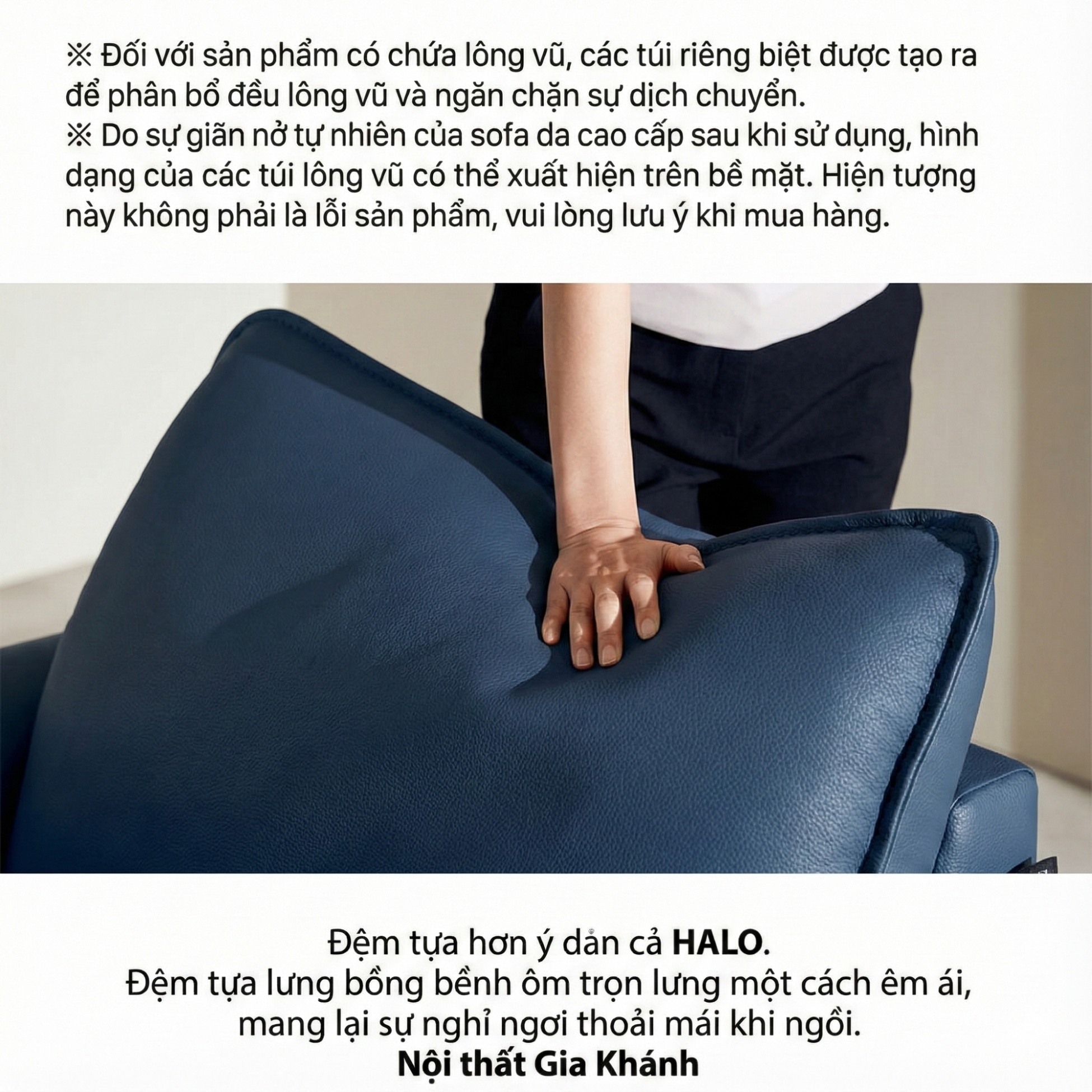 Sofa HALO – Sofa Da Cao Cấp Hiện Đại Êm Ái Cho Phòng Khách 