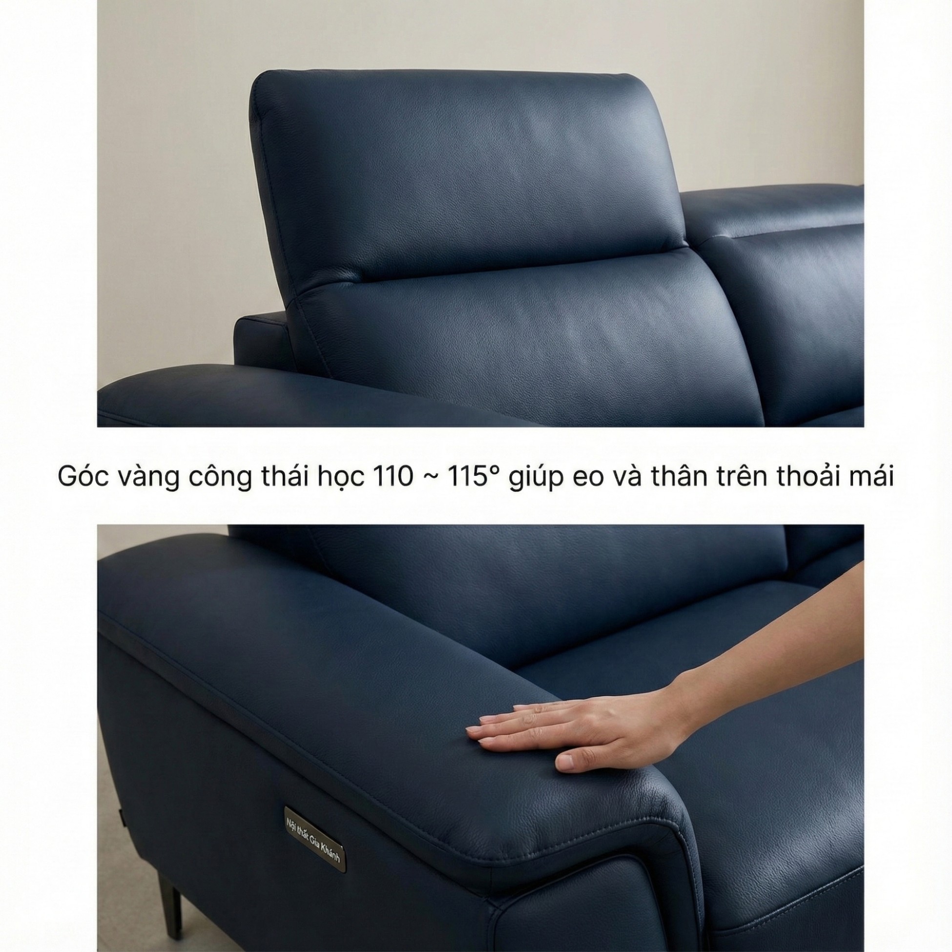 Sofa HALO – Sofa Da Cao Cấp Hiện Đại Êm Ái Cho Phòng Khách 