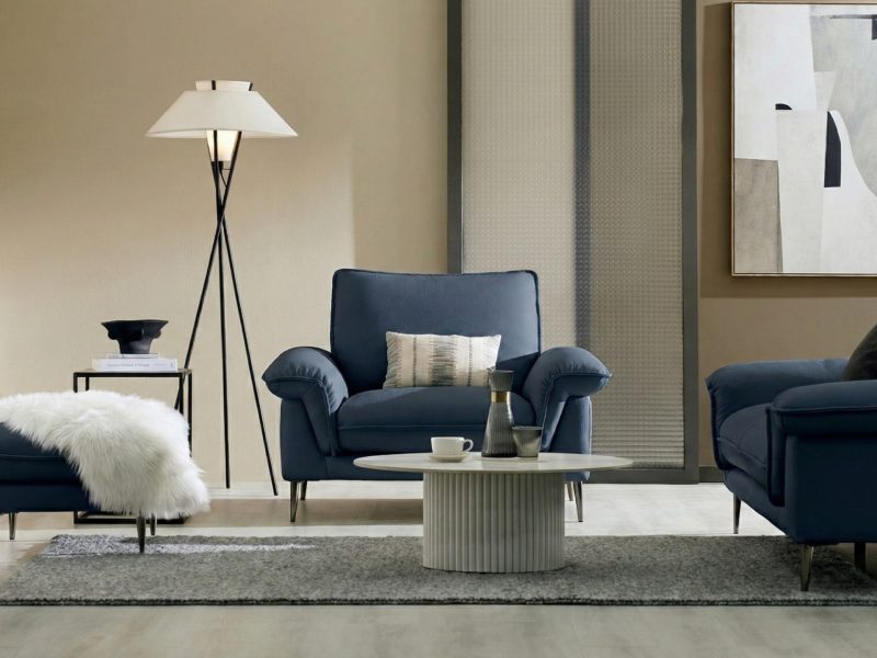 Sofa HALO – Sofa Da Cao Cấp Hiện Đại Êm Ái Cho Phòng Khách