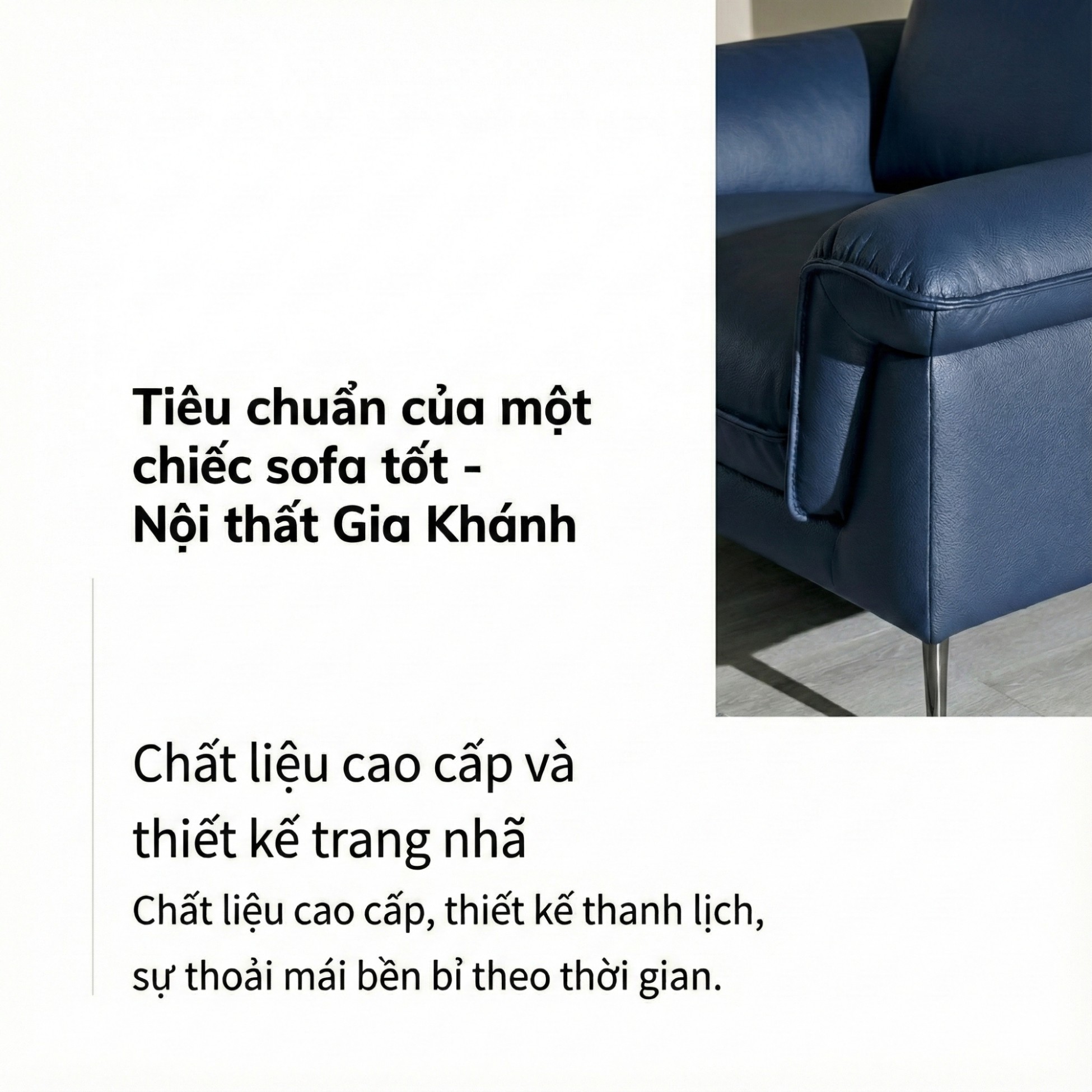 Sofa HALO – Sofa Da Cao Cấp Hiện Đại Êm Ái Cho Phòng Khách 