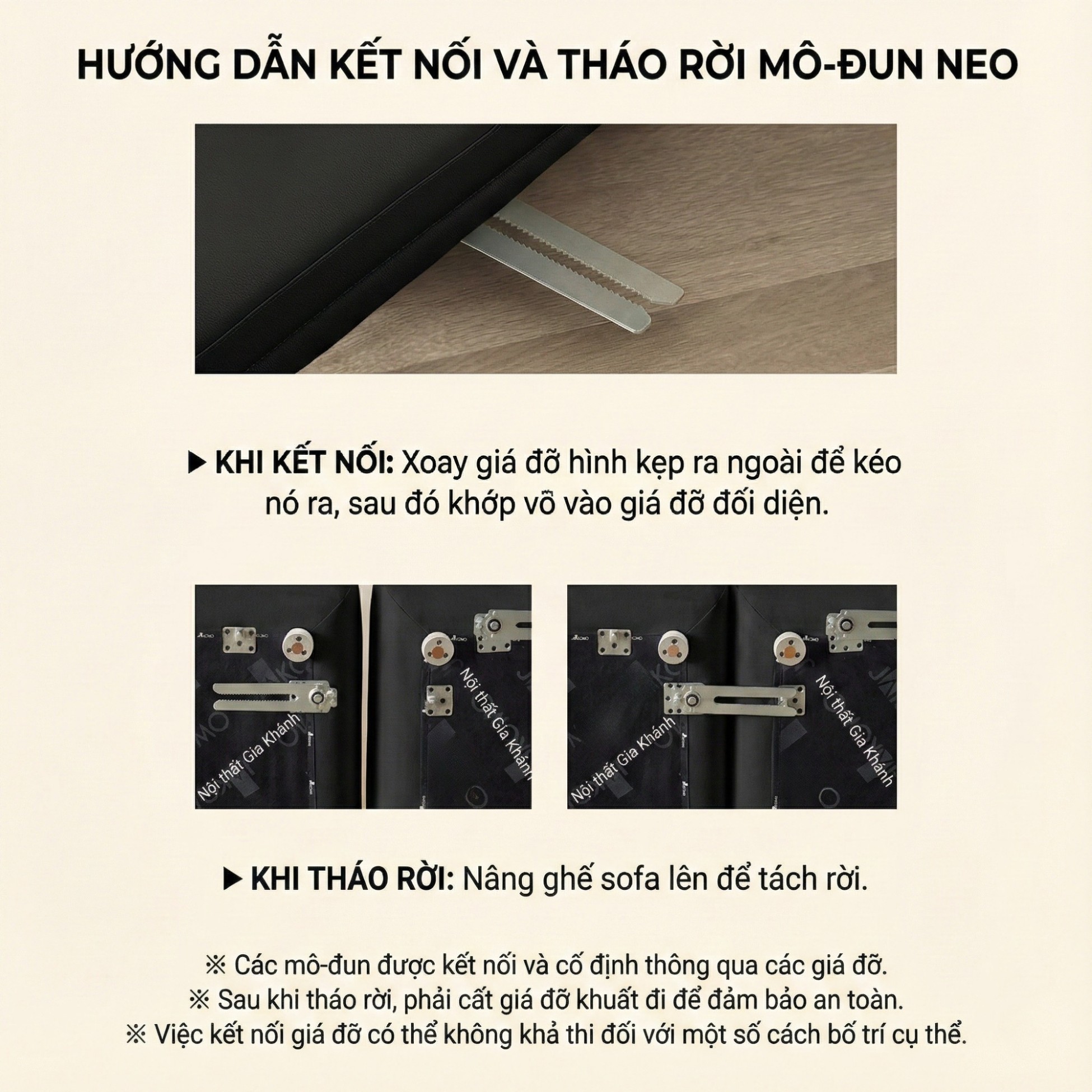 Sofa NEO - Sofa Đơn Bọc Da Kiểu Module Linh Hoạt Cho Phòng Khách Hiện Đại