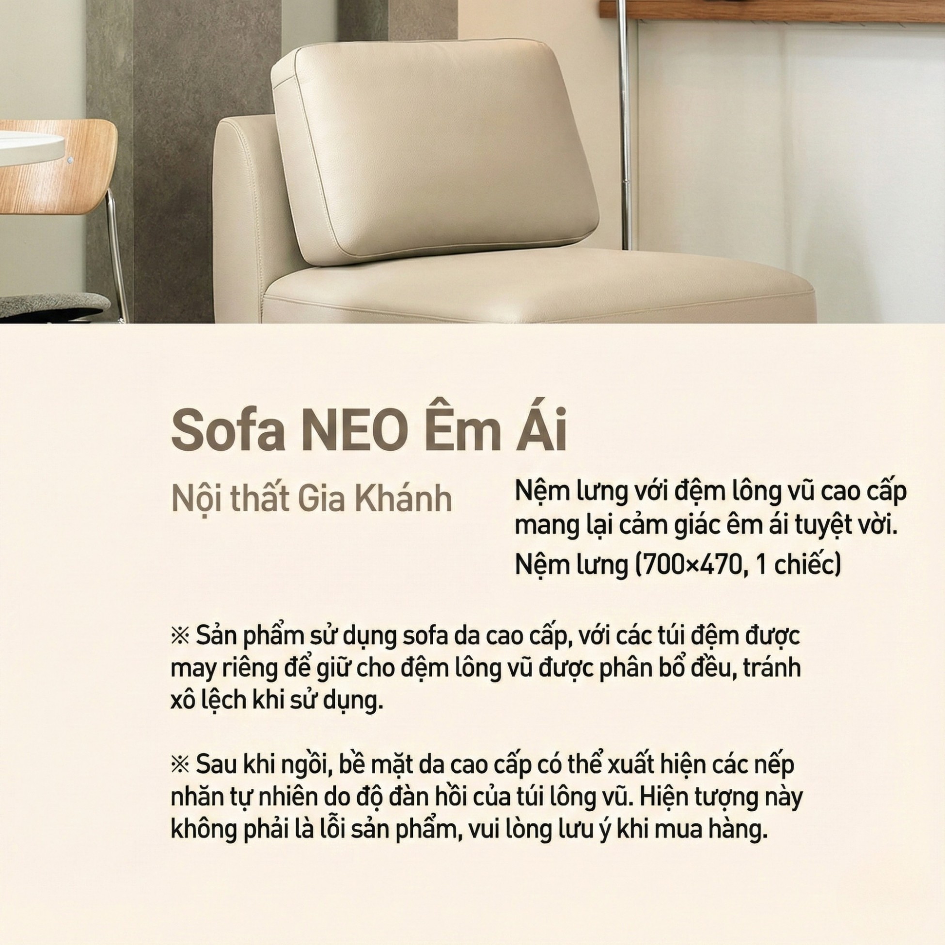 Sofa NEO - Sofa Đơn Bọc Da Kiểu Module Linh Hoạt Cho Phòng Khách Hiện Đại