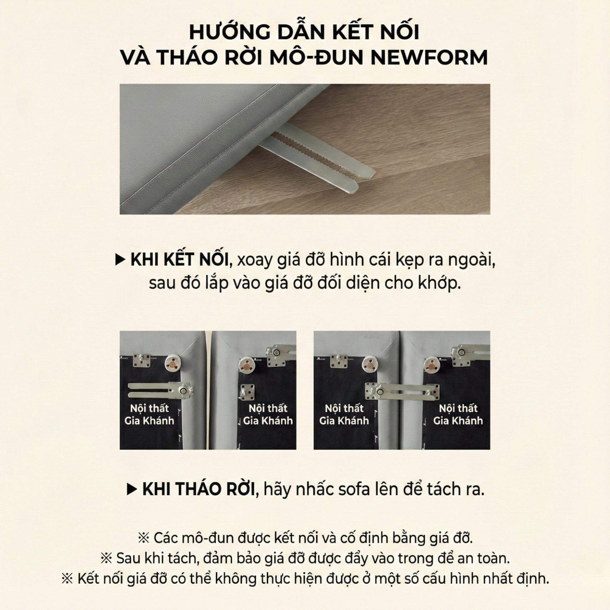 Sofa NEWFORM - Sofa Hiện Đại Với Da Cao Cấp Dạng Mô-đun Linh Hoạt 