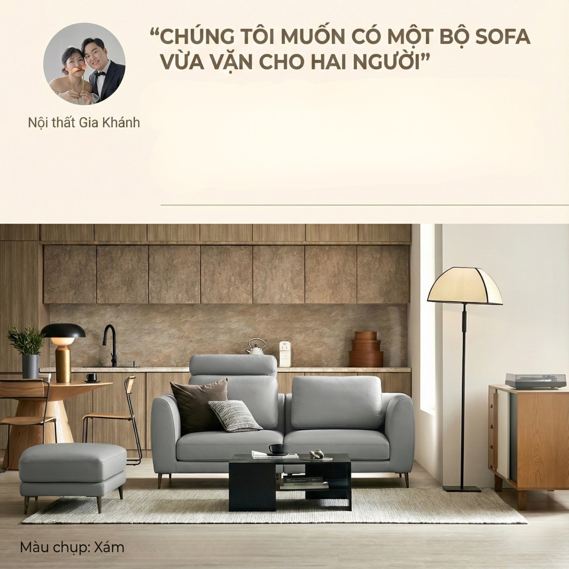 Sofa NEWFORM - Sofa Hiện Đại Với Da Cao Cấp Dạng Mô-đun Linh Hoạt 