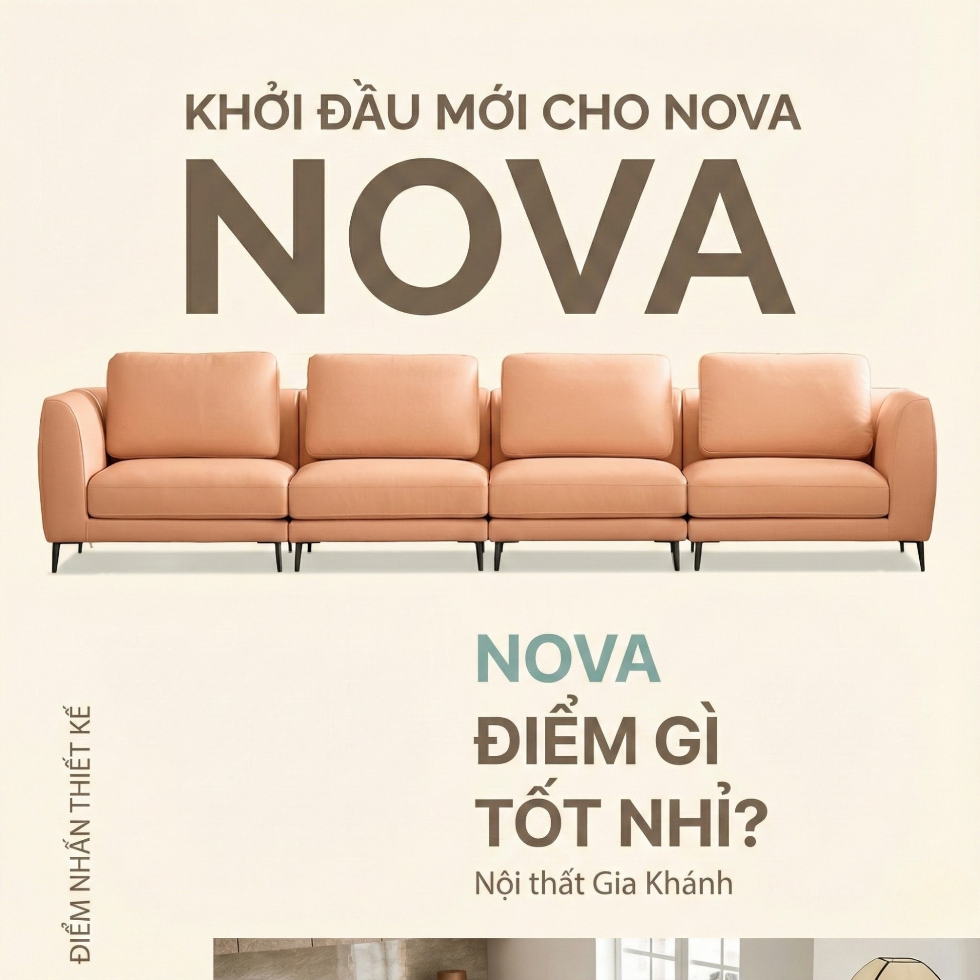 Sofa NOVA - Sofa Da Hiện Đại Thiết Kế Module Linh Hoạt Tùy Biến Theo Ý Bạn