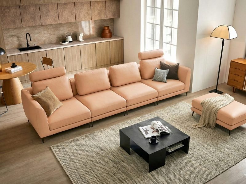 Sofa NOVA - Sofa Da Hiện Đại Thiết Kế Module Linh Hoạt Tùy Biến Theo Ý Bạn
