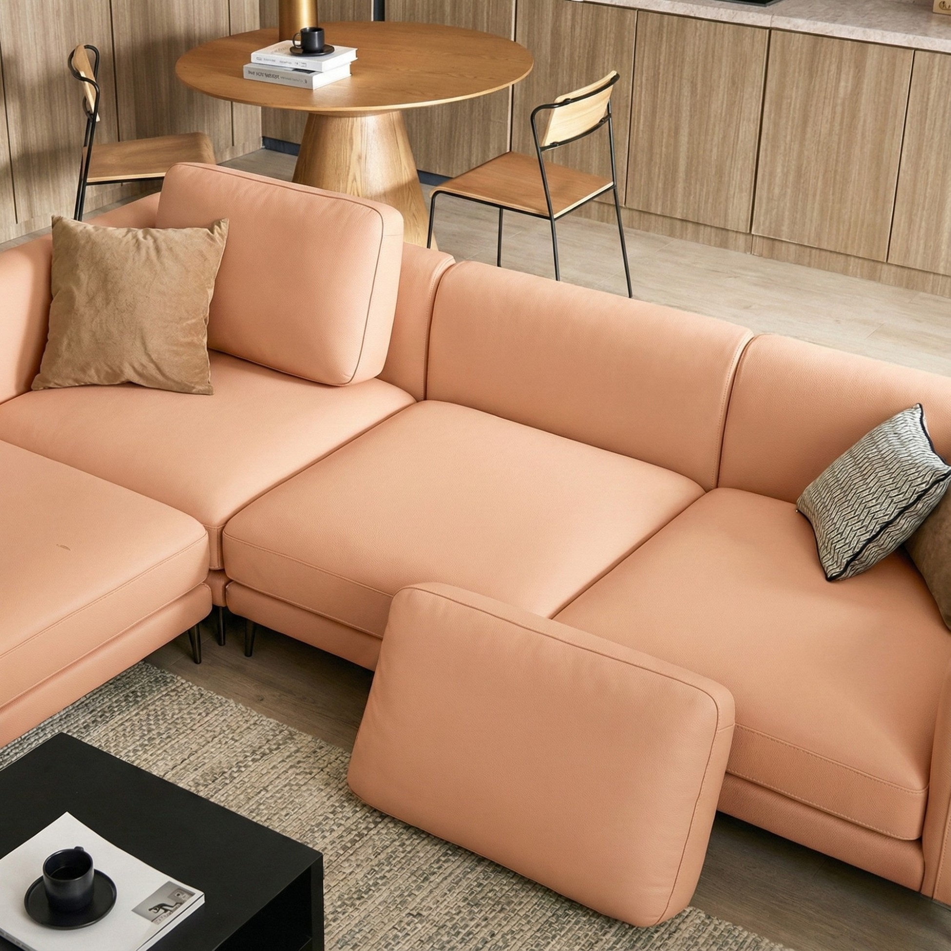 Sofa NOVA - Sofa Da Hiện Đại Thiết Kế Module Linh Hoạt Tùy Biến Theo Ý Bạn