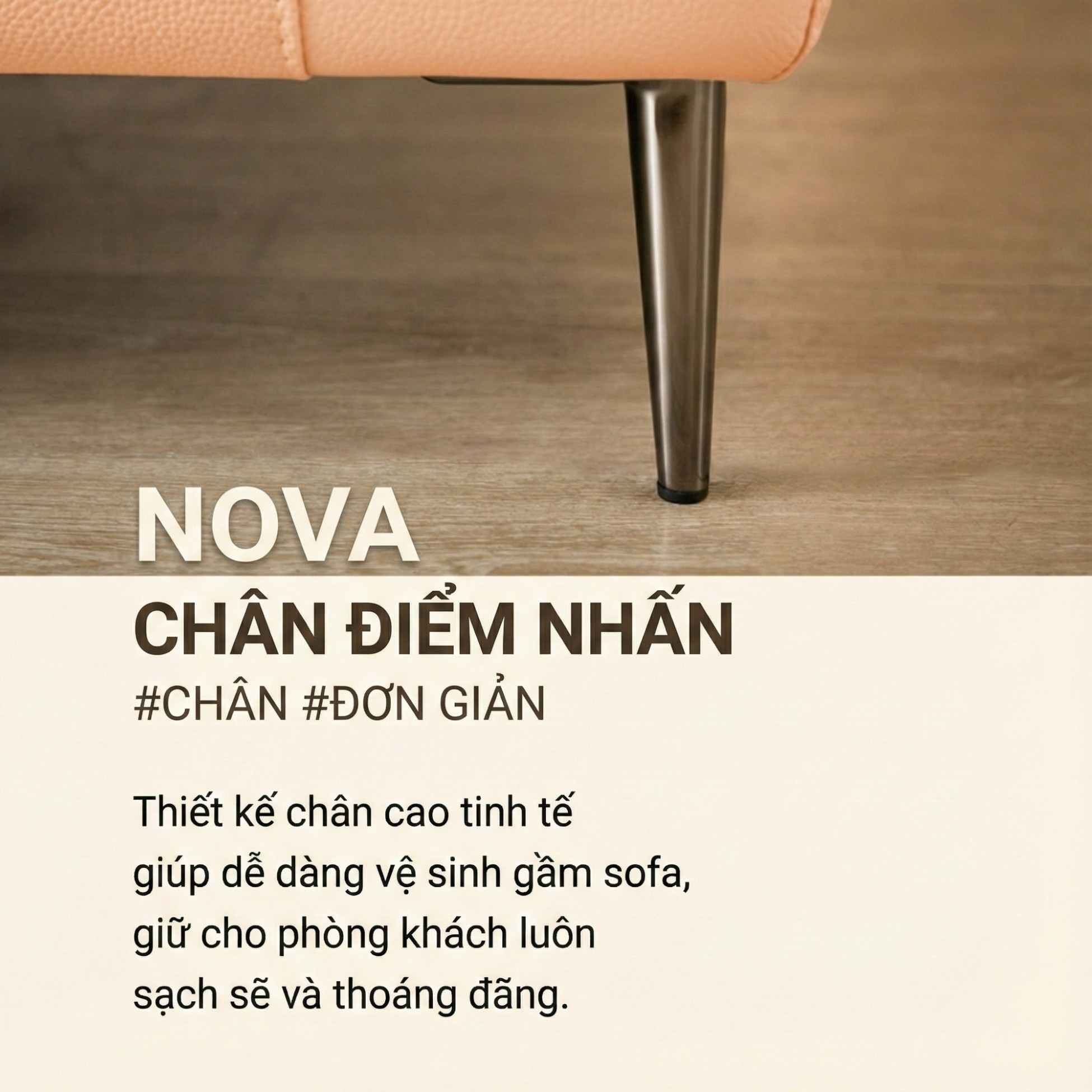 Sofa NOVA - Sofa Da Hiện Đại Thiết Kế Module Linh Hoạt Tùy Biến Theo Ý Bạn