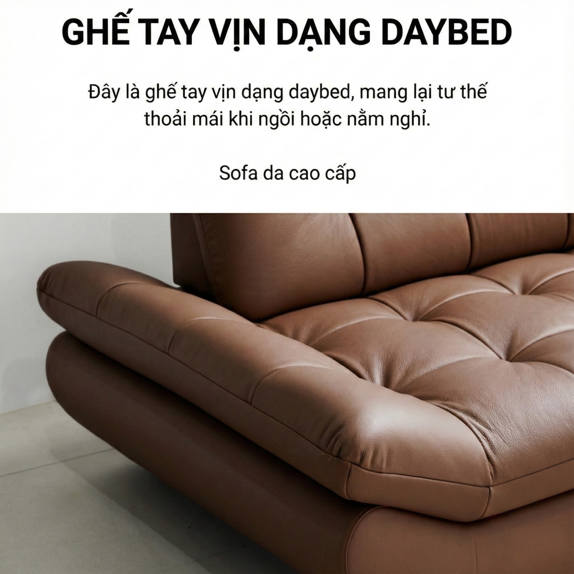 Sofa PUFFY - Sofa Băng Dáng Thuyền Cho Phòng Khách Hiện Đại