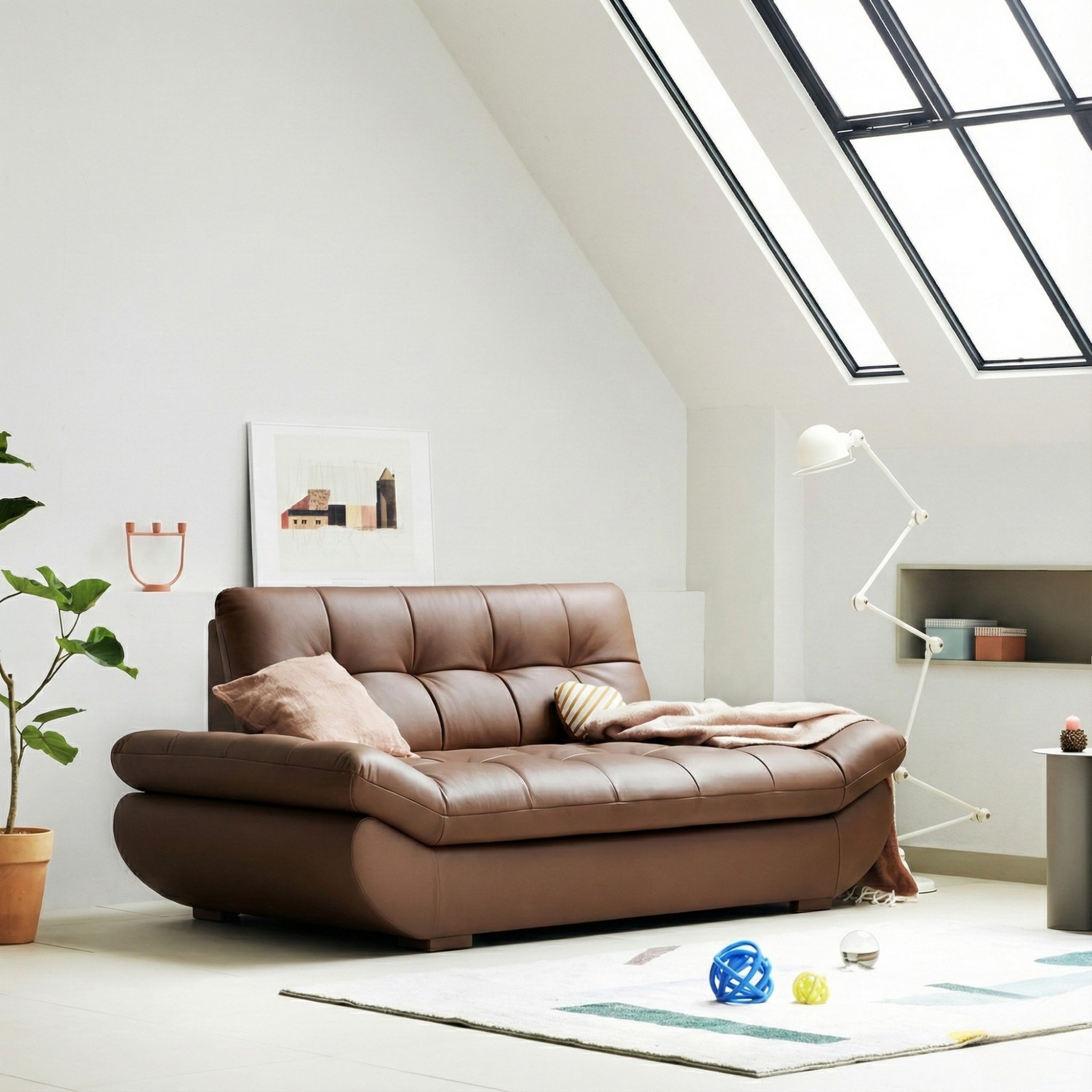Sofa PUFFY - Sofa Băng Dáng Thuyền Cho Phòng Khách Hiện Đại