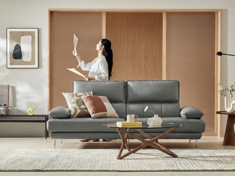 Sofa PURE INSPIRE – Sofa Băng Bọc Da Cao Cấp Thư Giãn Hoàn Hảo