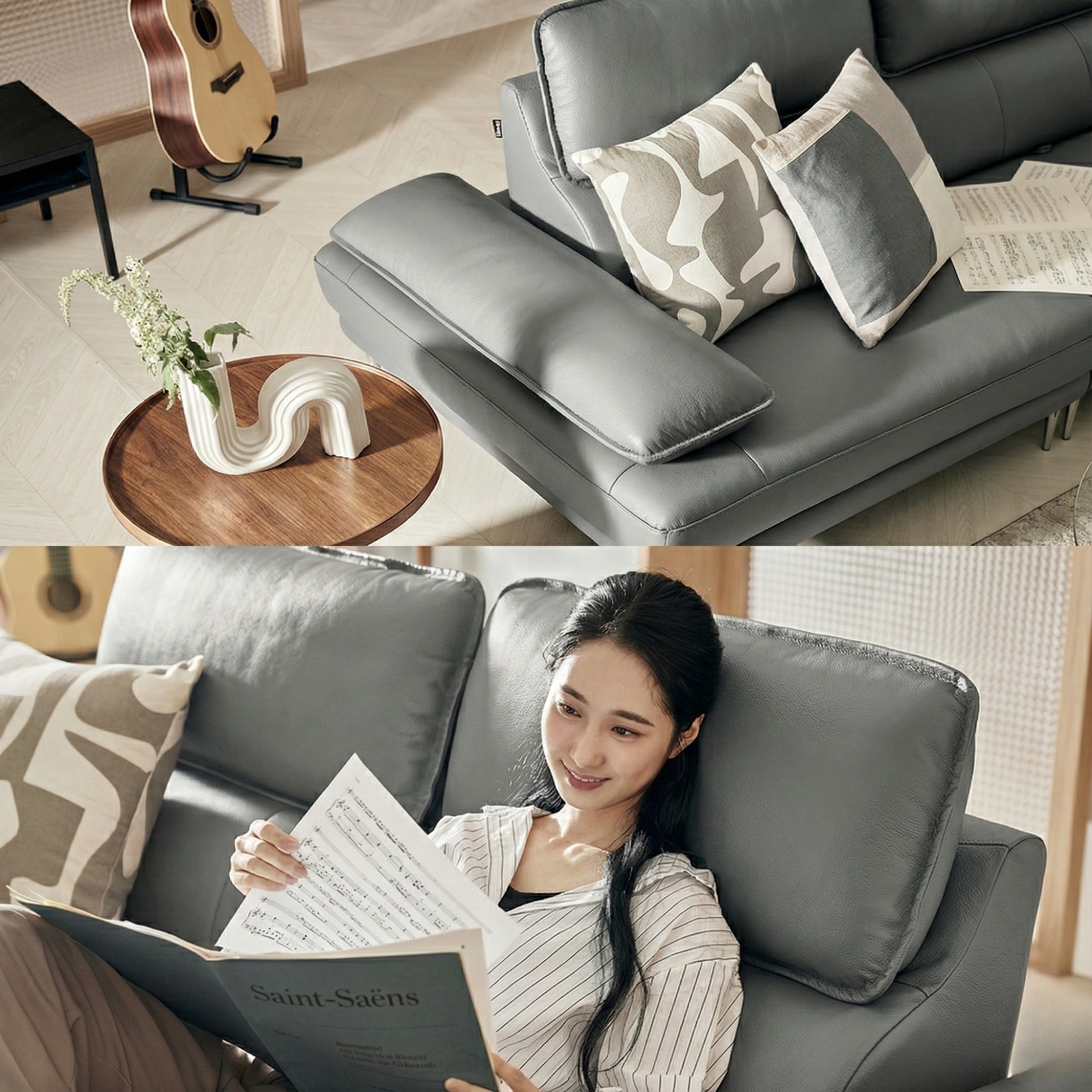 Sofa PURE INSPIRE – Sofa Băng Bọc Da Cao Cấp Thư Giãn Hoàn Hảo