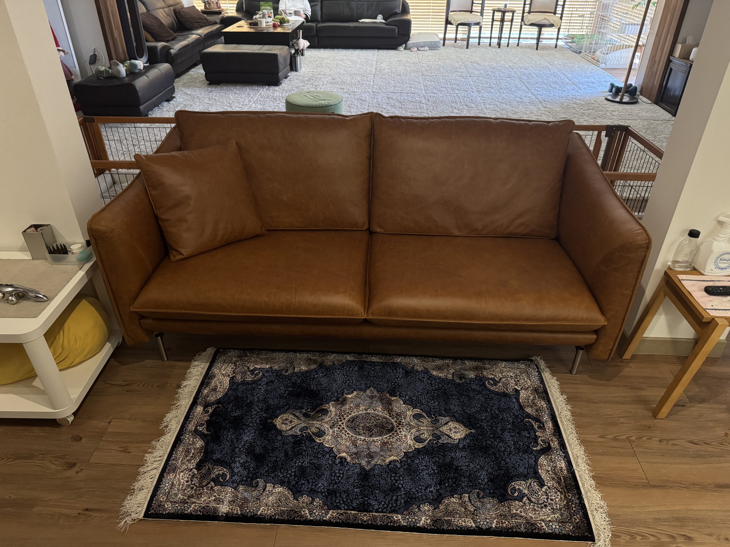 Sofa REFINE – Sofa Da Cao Cấp Ấm Áp Cho Phòng Khách Hiện Đại