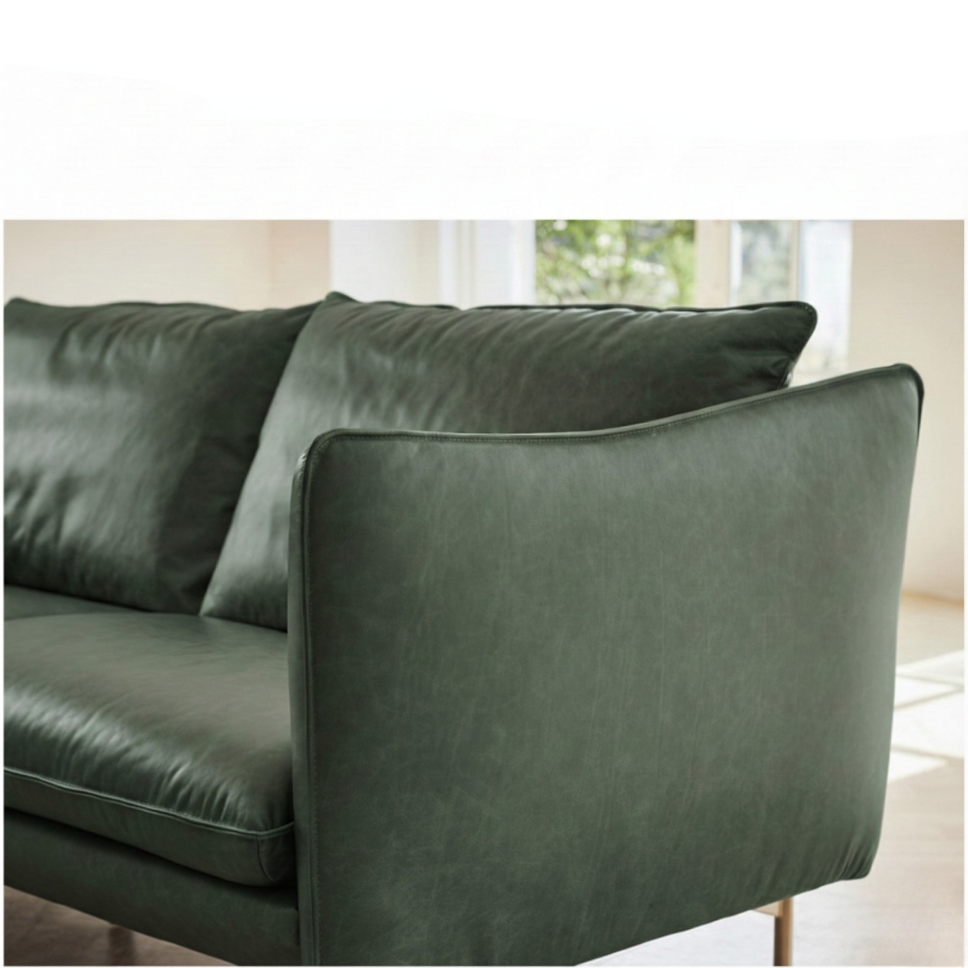 Sofa REFINE – Sofa Da Cao Cấp Ấm Áp Cho Phòng Khách Hiện Đại