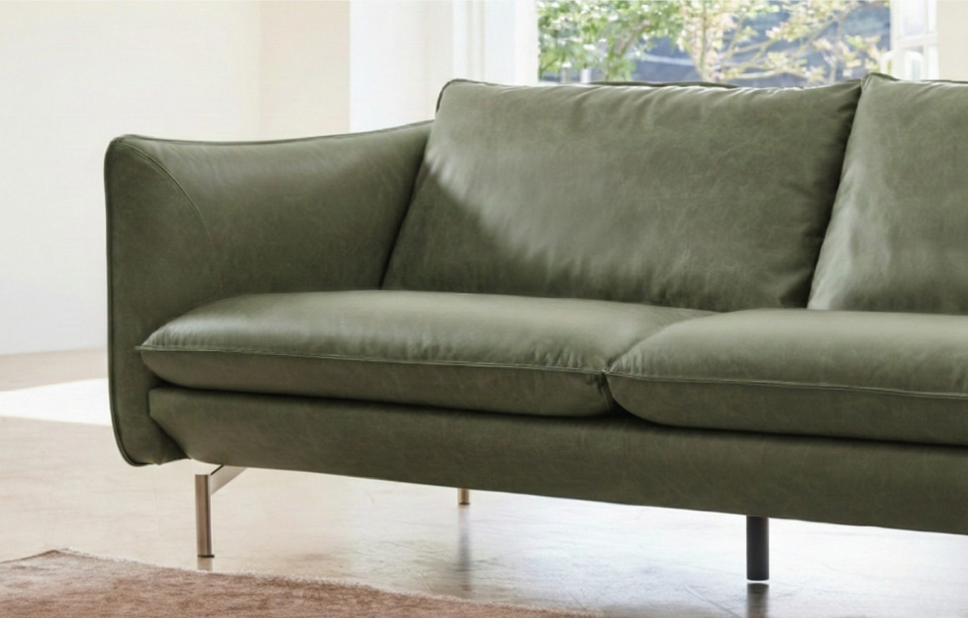 Sofa REFINE – Sofa Da Cao Cấp Ấm Áp Cho Phòng Khách Hiện Đại