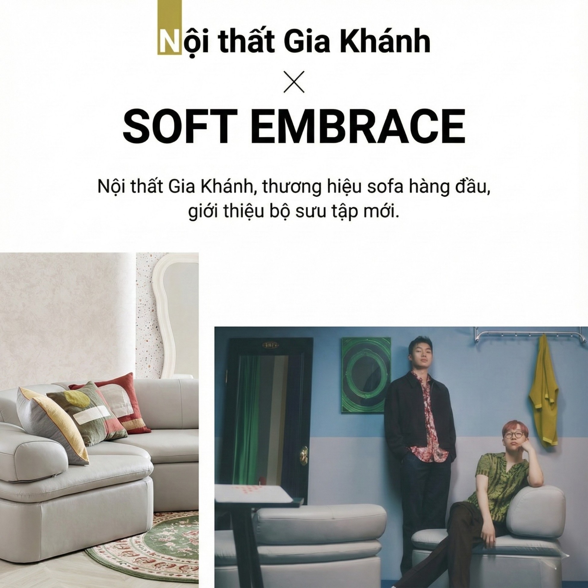 Sofa SOFT EMBRACE – Sofa Hiện Đại Cao Cấp Modular Linh Hoạt Lạ Mắt 
