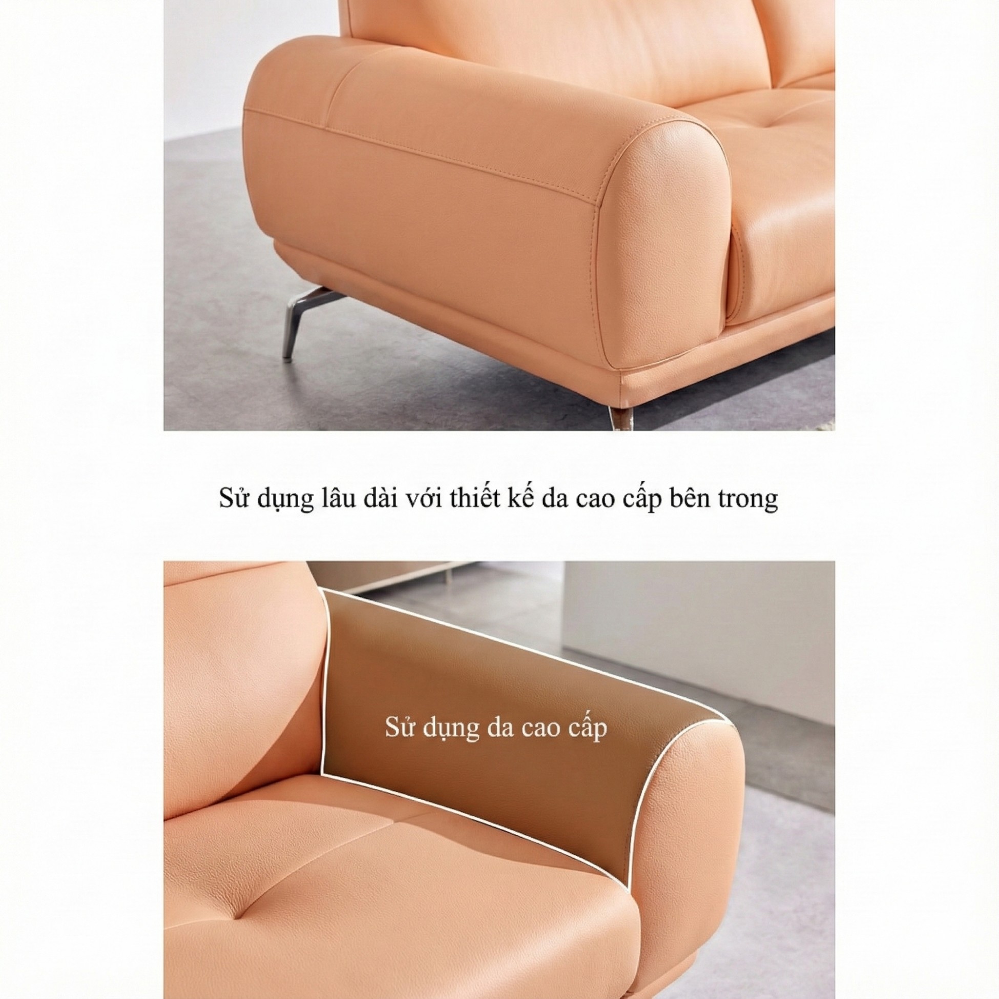 Sofa SOFTDAY – Sofa Da Cao Cấp Hiện Đại Và Trẻ Trung Cho Gia Đình 