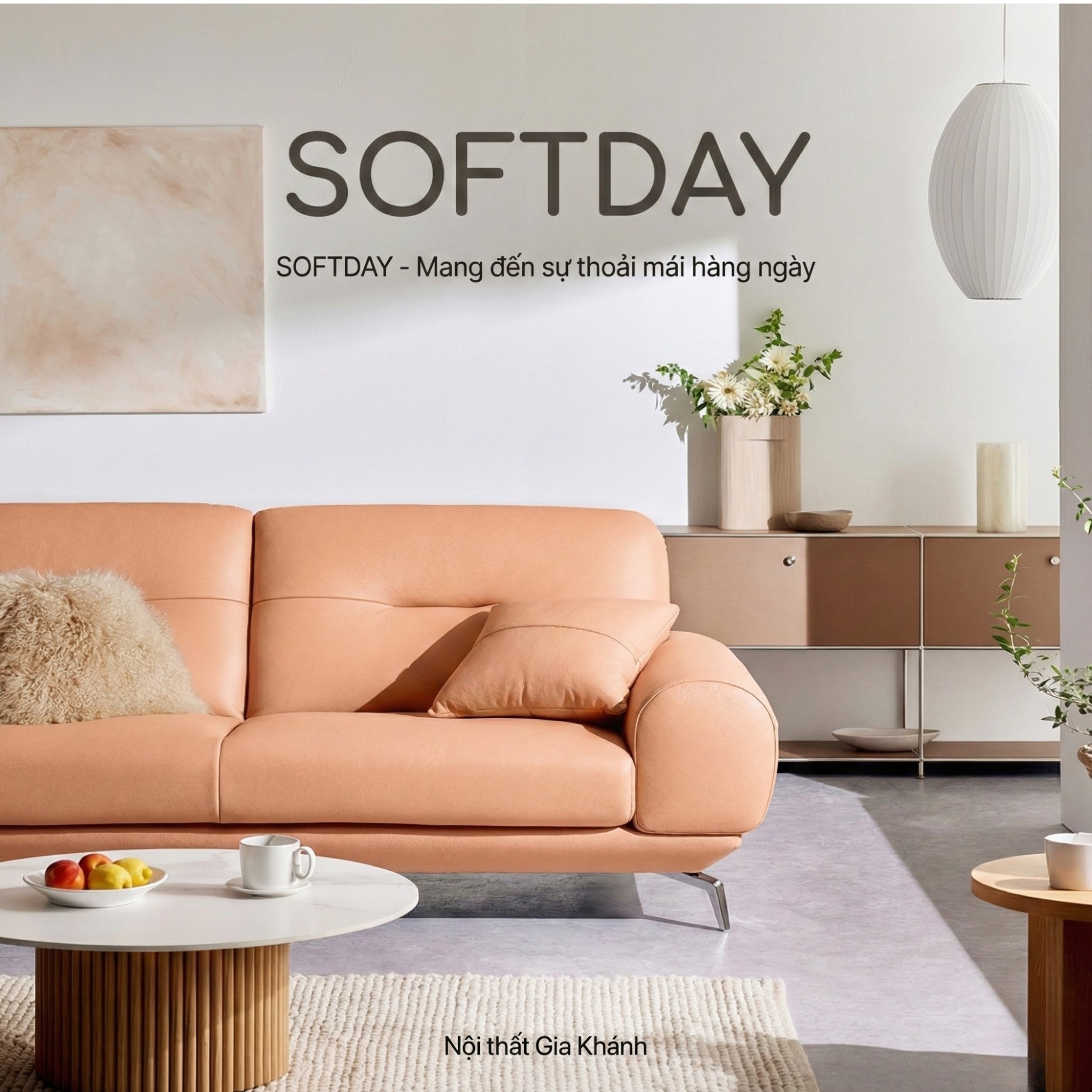 Sofa SOFTDAY – Sofa Da Cao Cấp Hiện Đại Và Trẻ Trung Cho Gia Đình 