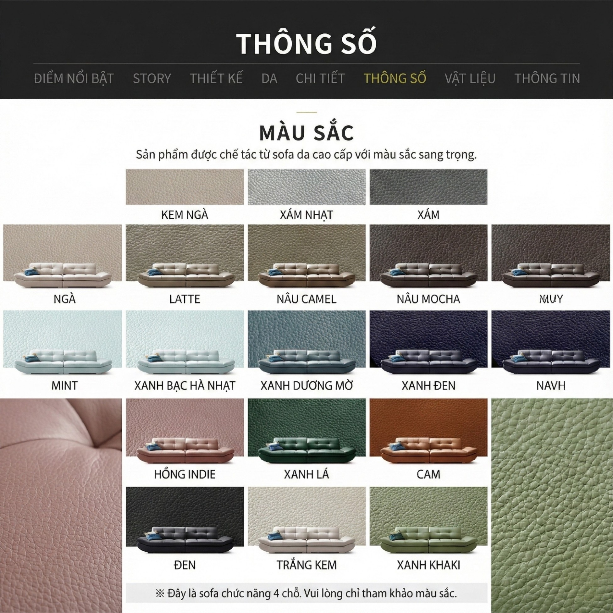 Sofa SOFTY - Sofa Gia Đình Hiện Đại Trẻ Trung Dáng Thuyền