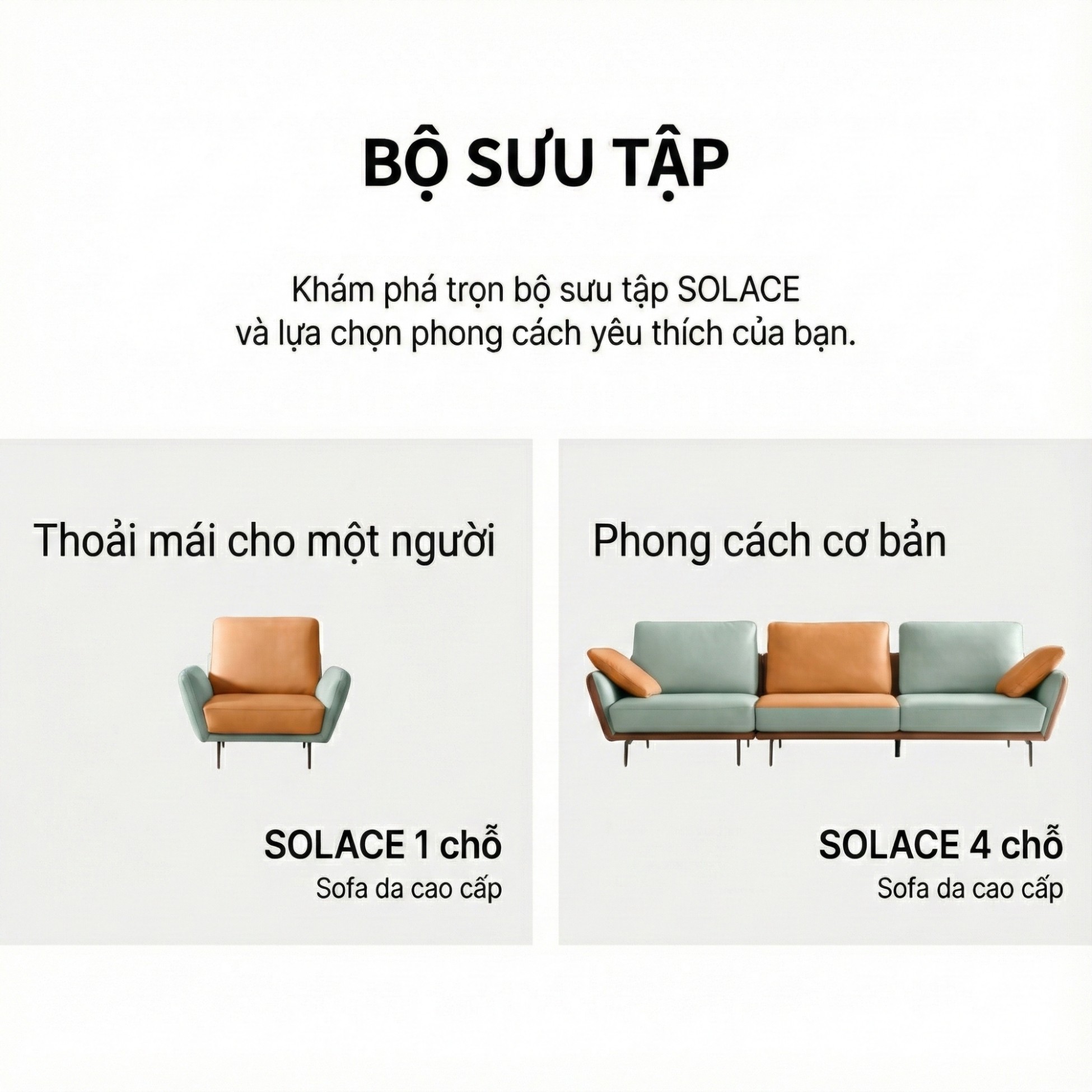 Sofa SOLACE - Sofa Đơn Thư Giãn Cho Căn Phòng Trẻ Trung