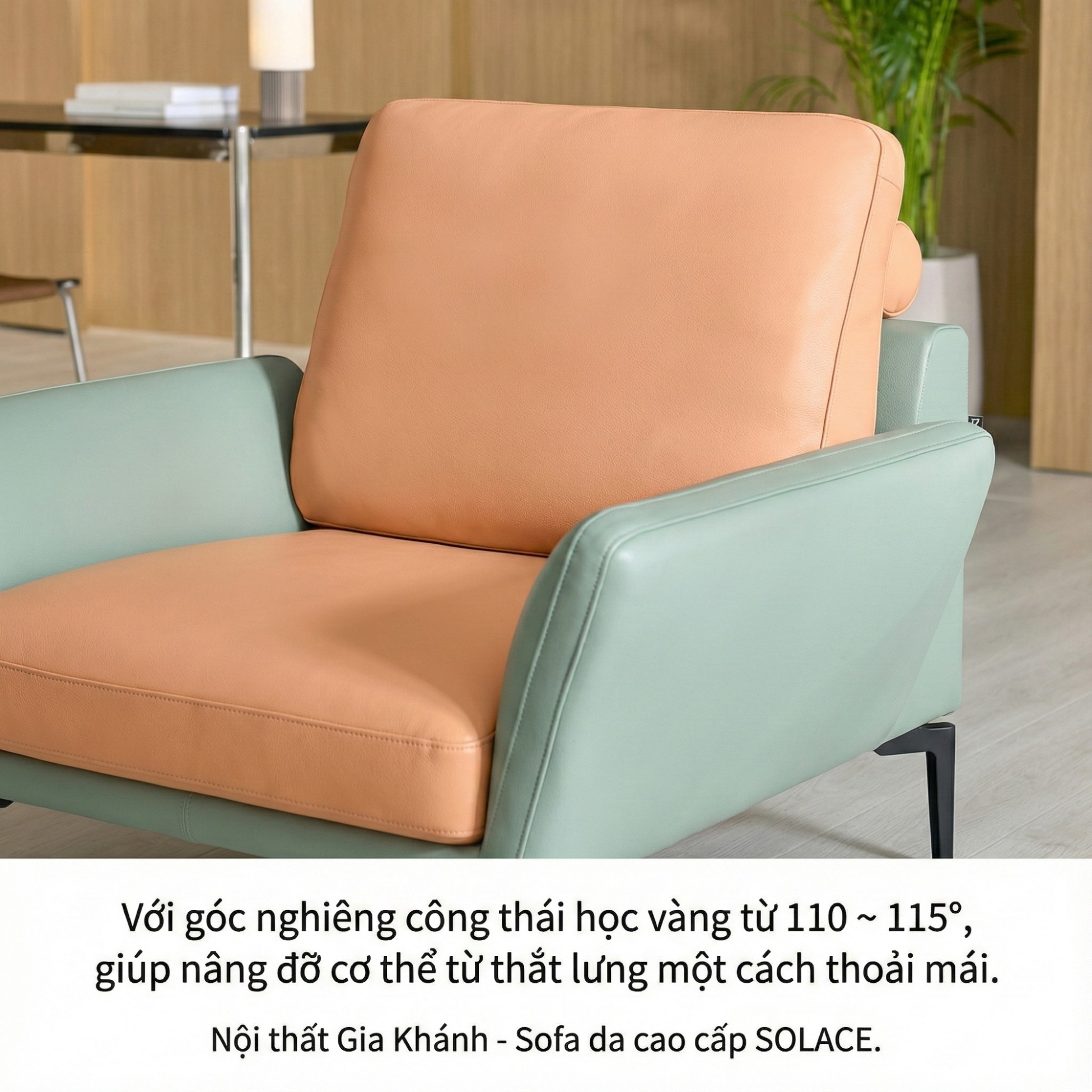 Sofa SOLACE - Sofa Đơn Thư Giãn Cho Căn Phòng Trẻ Trung
