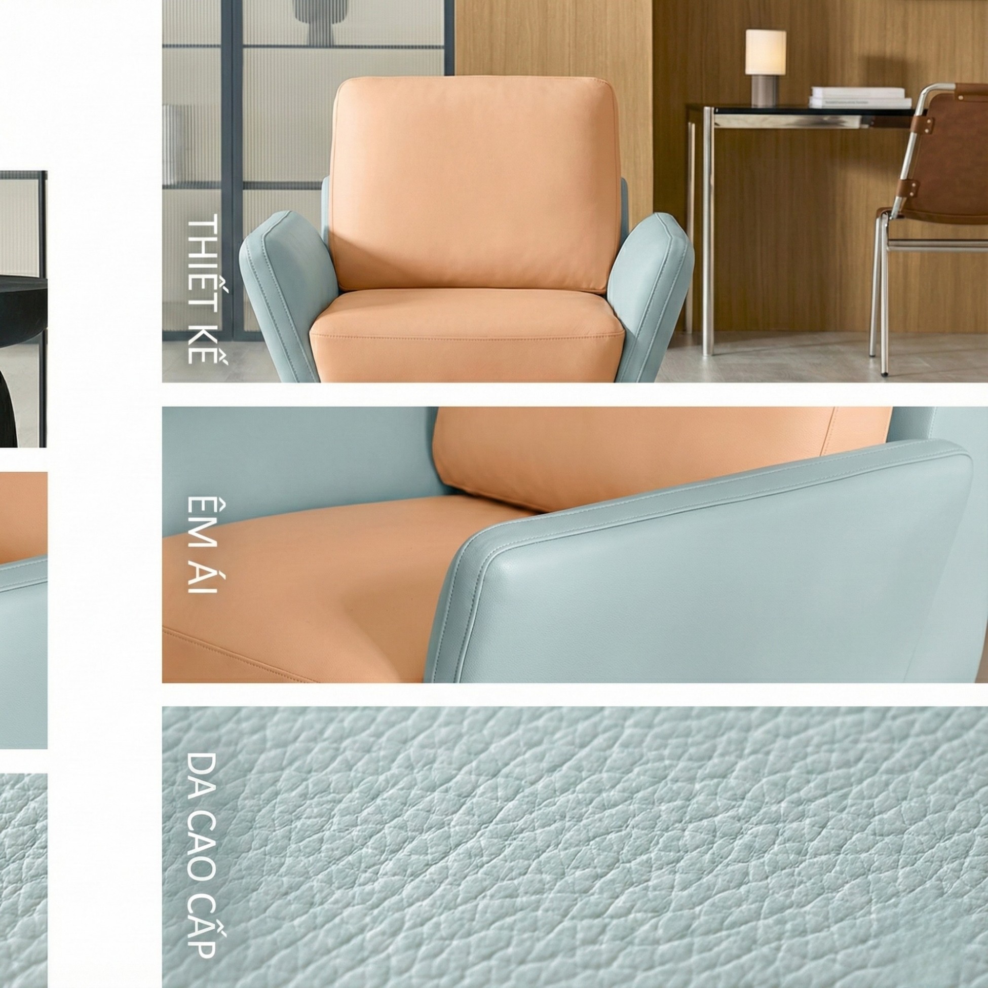 Sofa SOLACE - Sofa Đơn Thư Giãn Cho Căn Phòng Trẻ Trung