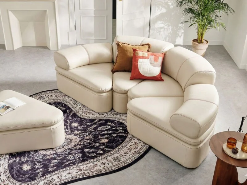 Sofa SUGARLOUNGE – Sofa Da Cao Cấp Kiểu Modular Linh Hoạt Độc Đáo