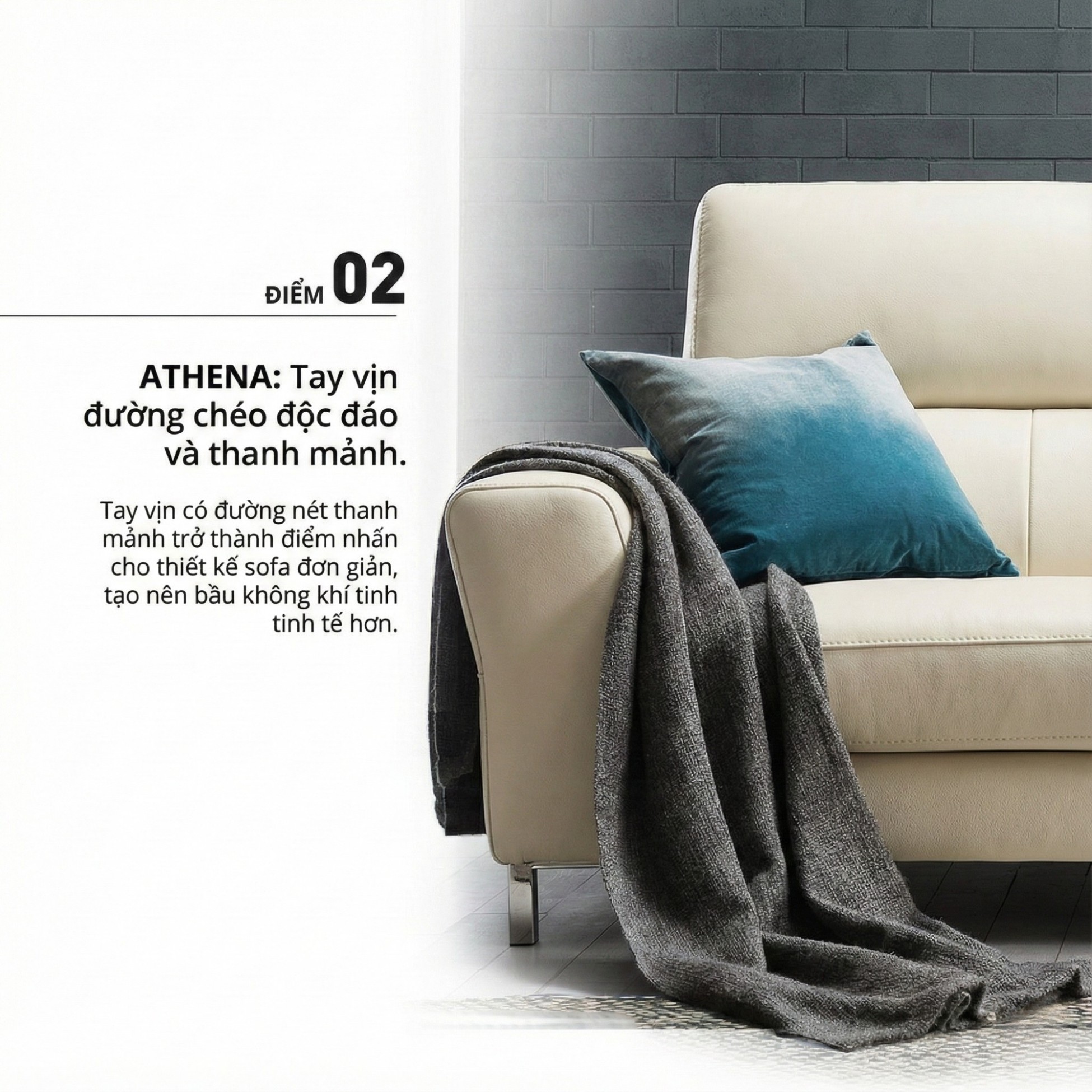 sofa bọc da cao cấp haven