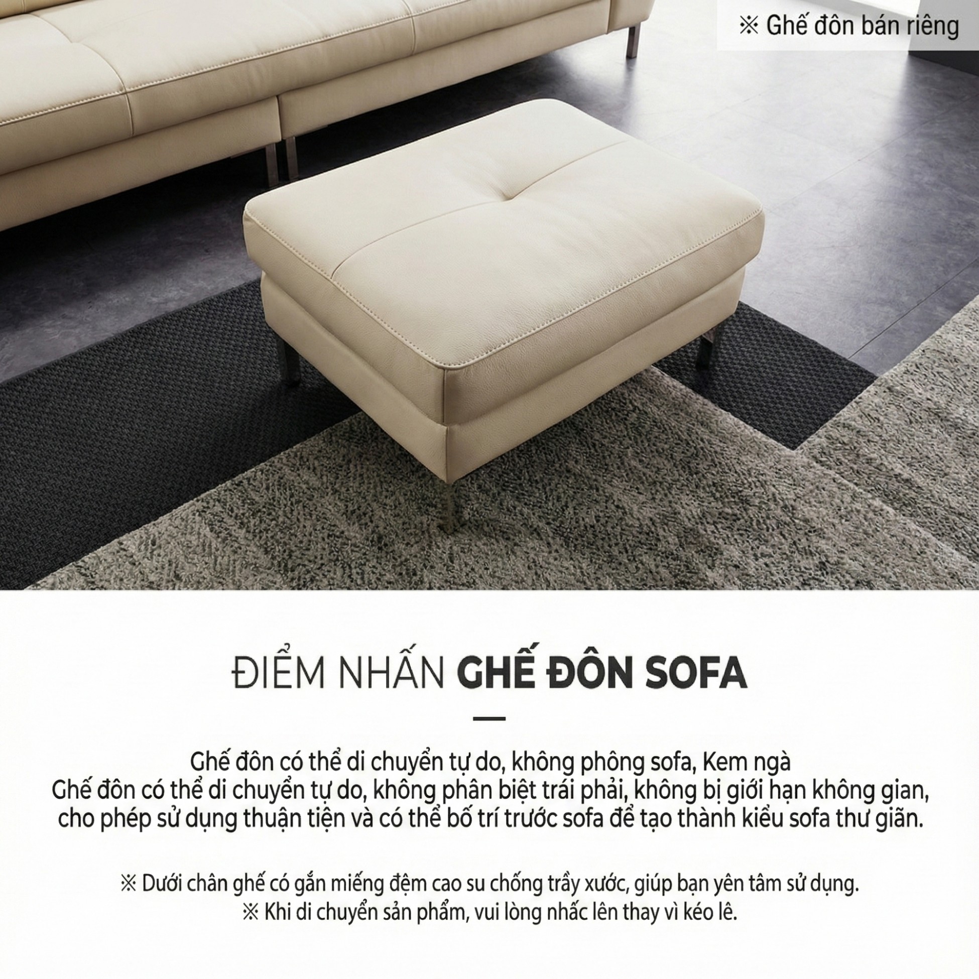 sofa bọc da cao cấp haven