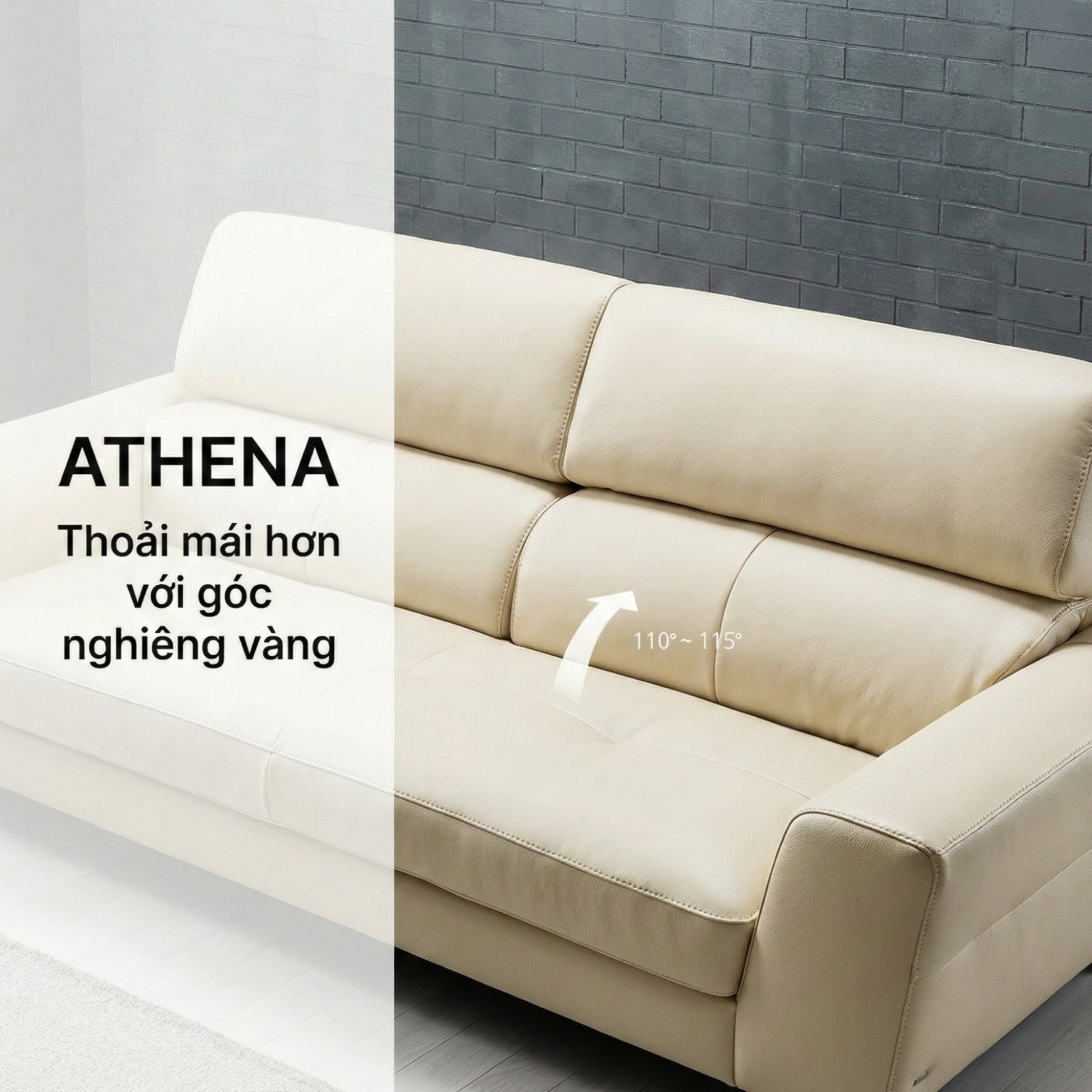sofa bọc da cao cấp haven