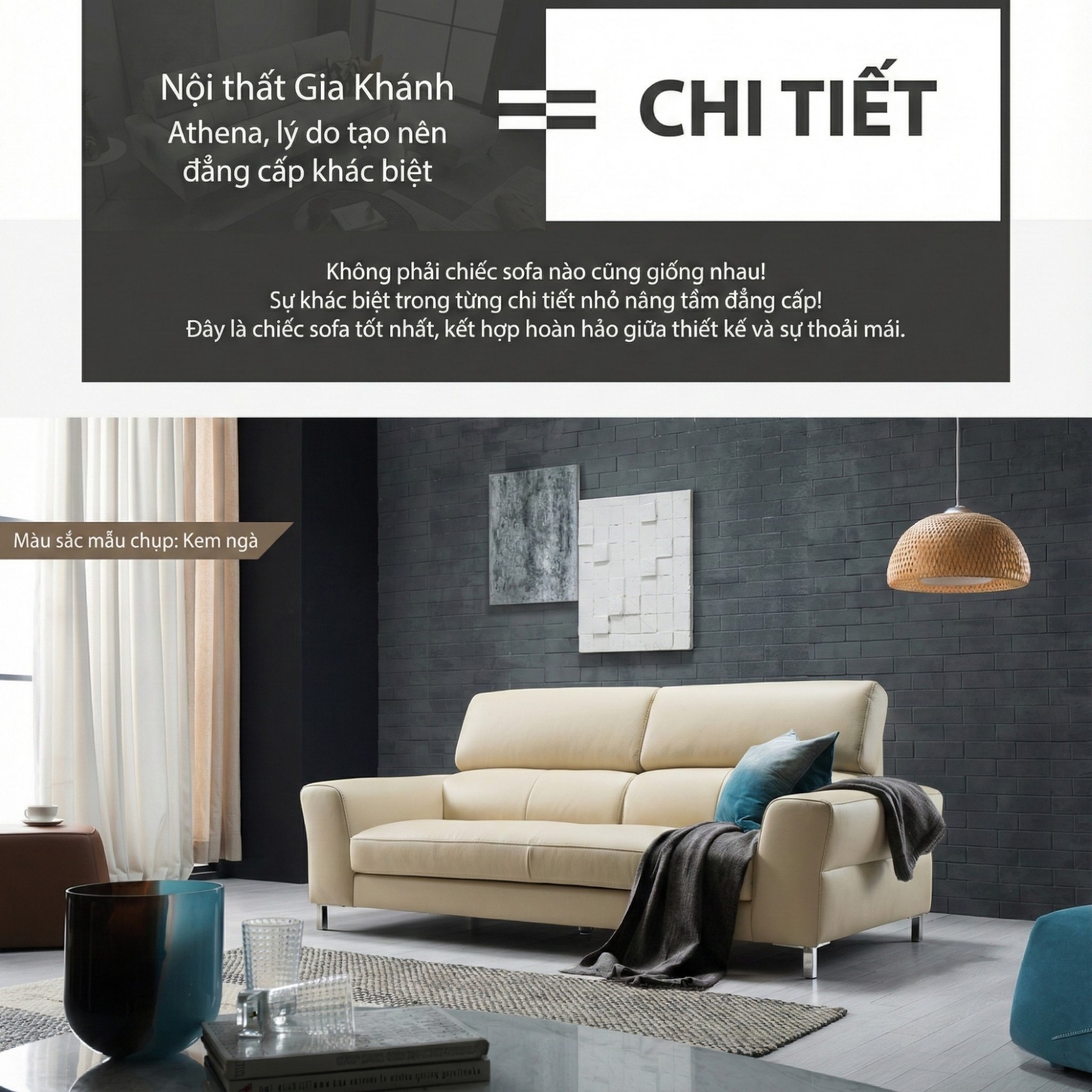 sofa bọc da cao cấp haven