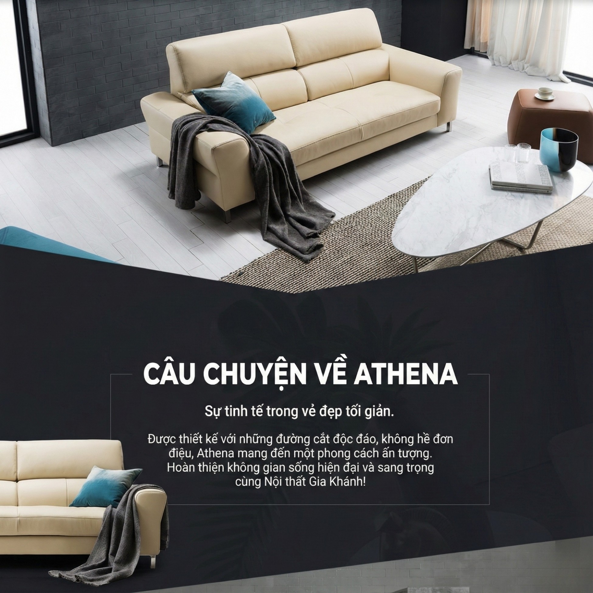 sofa bọc da cao cấp haven