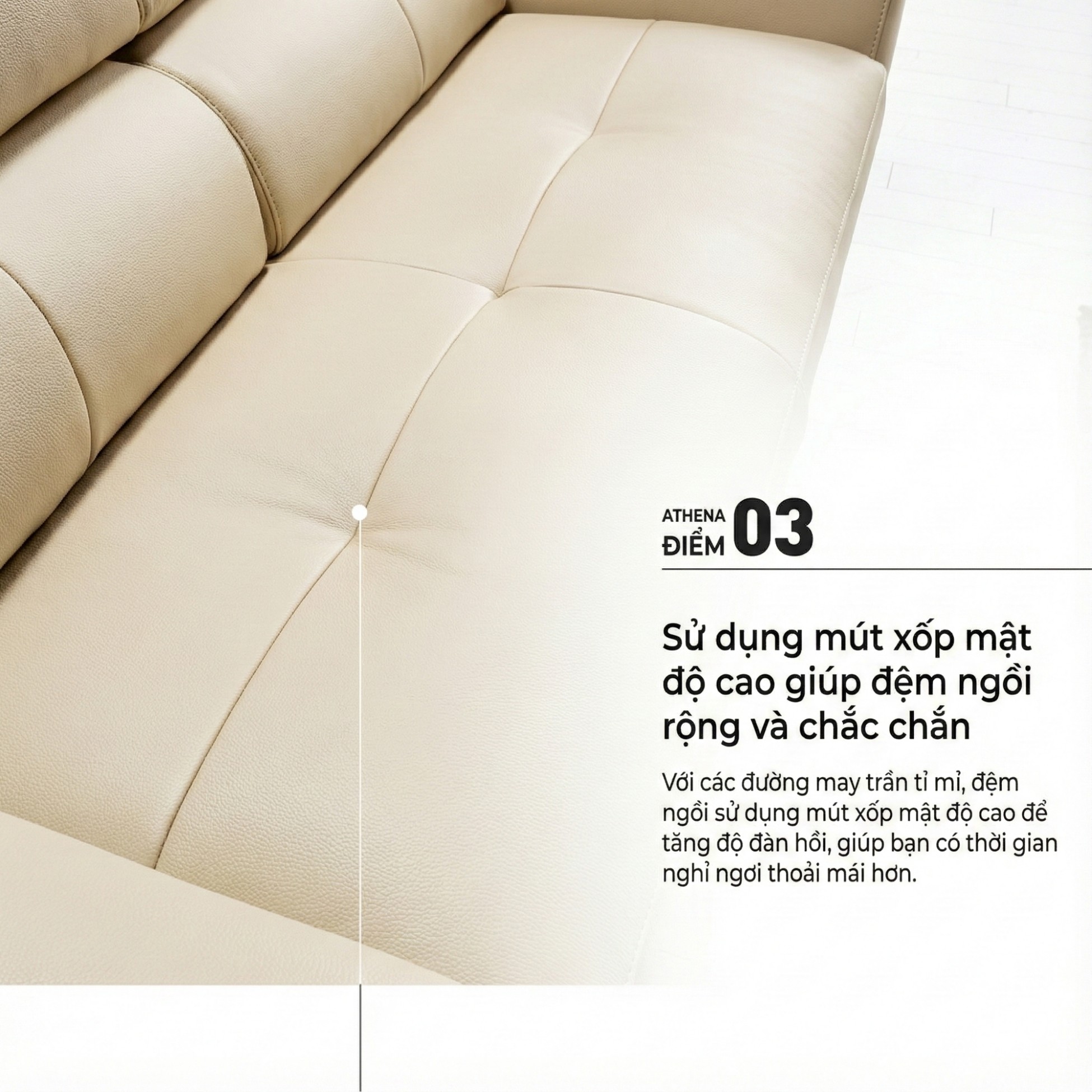 sofa bọc da cao cấp haven