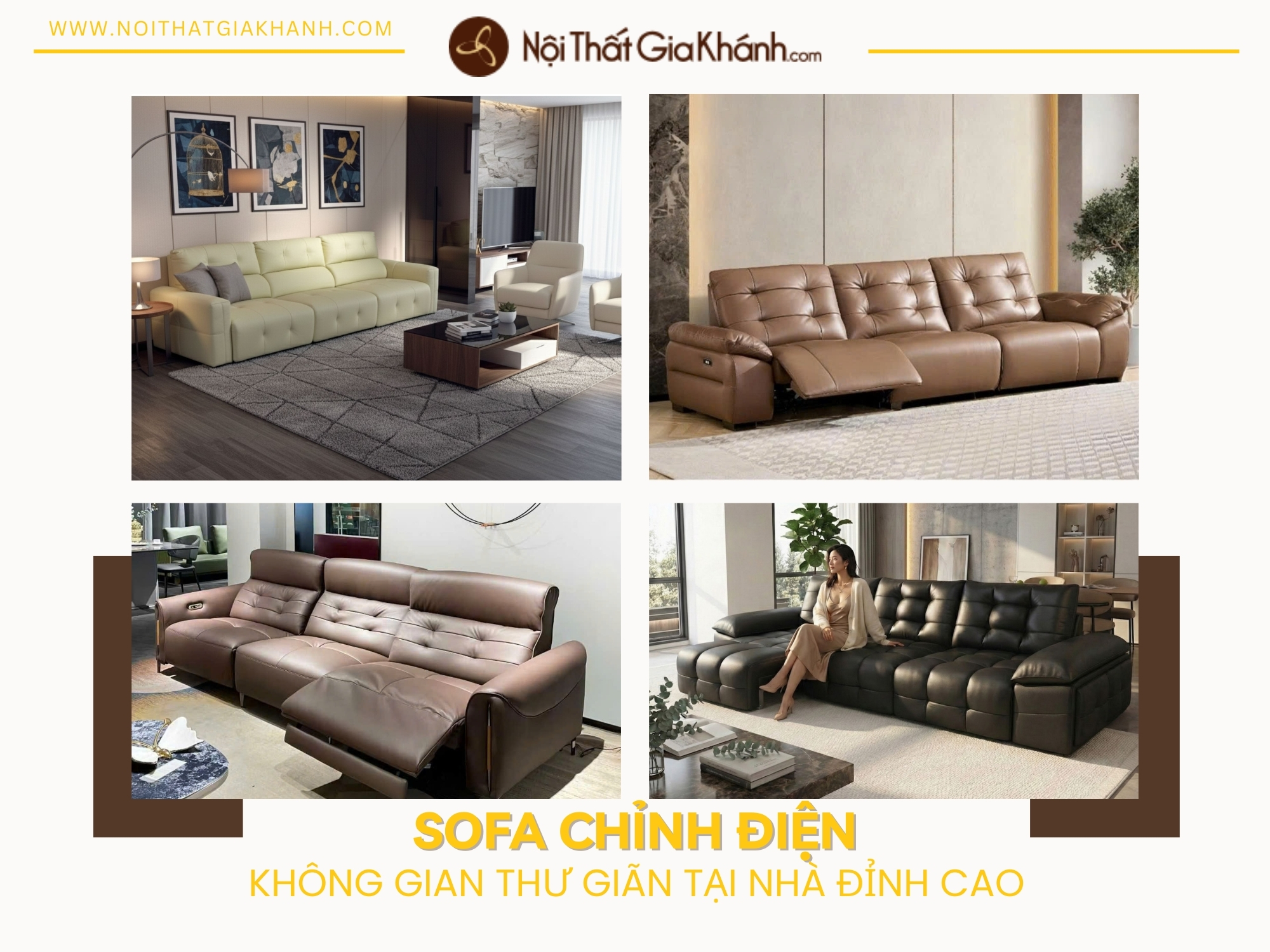 sofa chỉnh điện