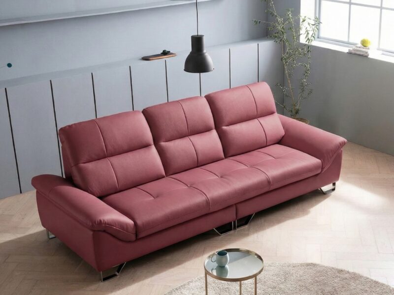 Sofa EMBRACE - Sofa Da Cao Cấp Tựa Lưng Chia Đôi Êm Ái