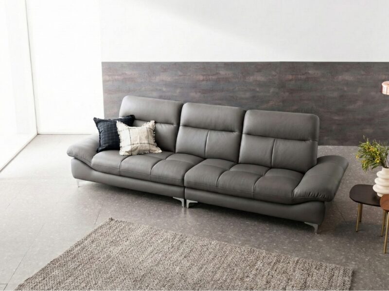 sofa evanel Sofa bọc da hiện đại cao cấp