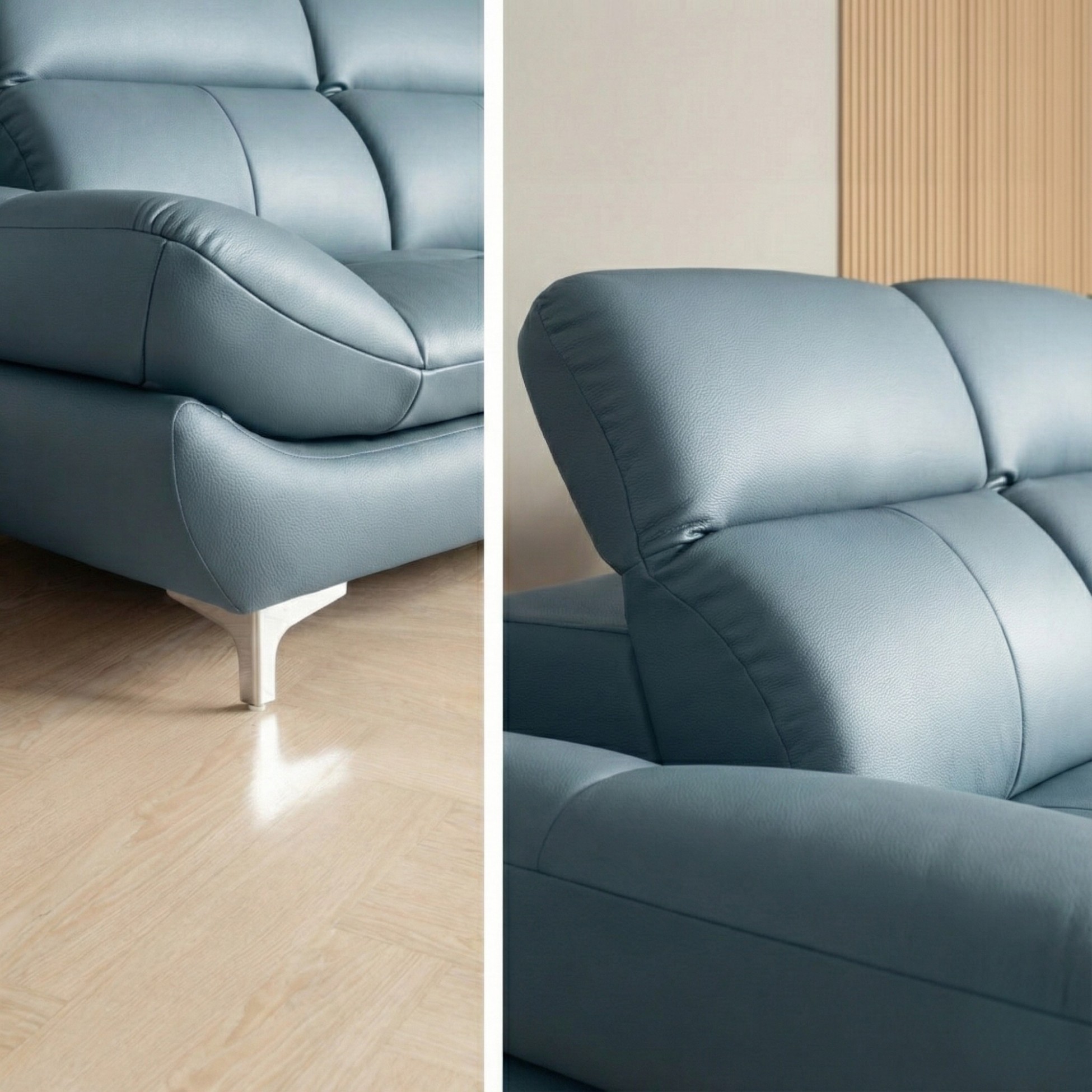 Sofa EVERBEST – Sofa Da Cao Cấp Tựa Đầu Chức Năng Hiện Đại