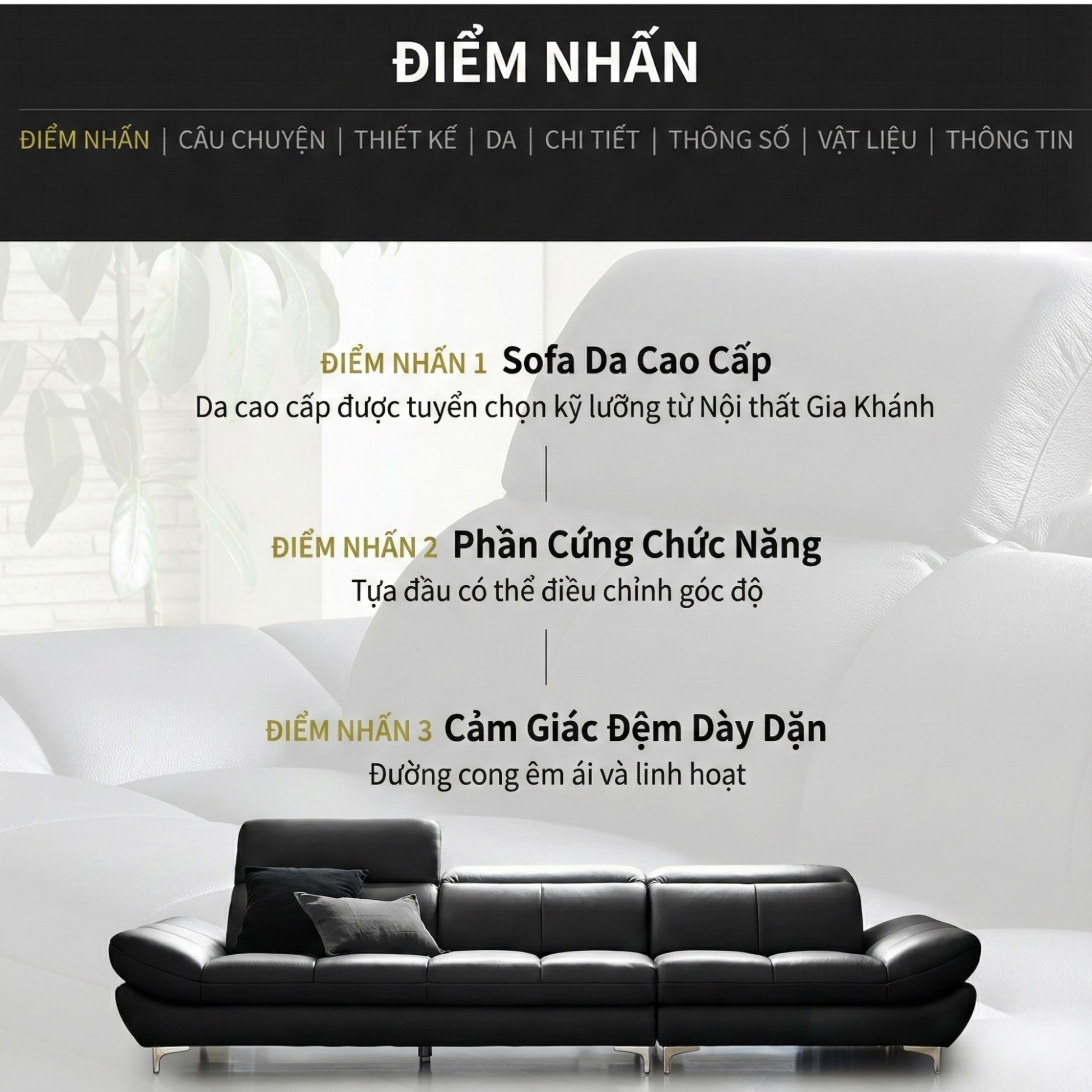 sofa evolve hiện đại